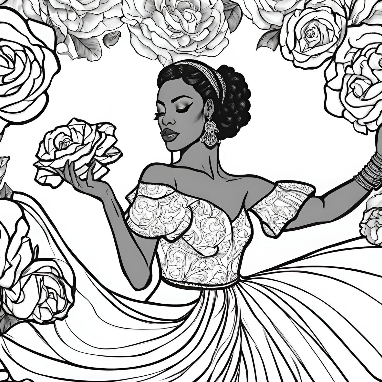 Dance Like No One is Watching Mindfulness Coloring Book