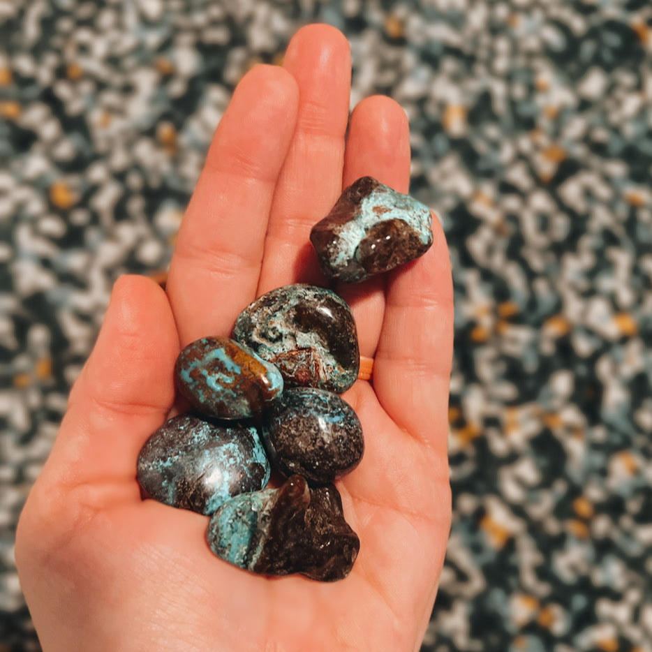 Chrysocolla Tumbled Stones