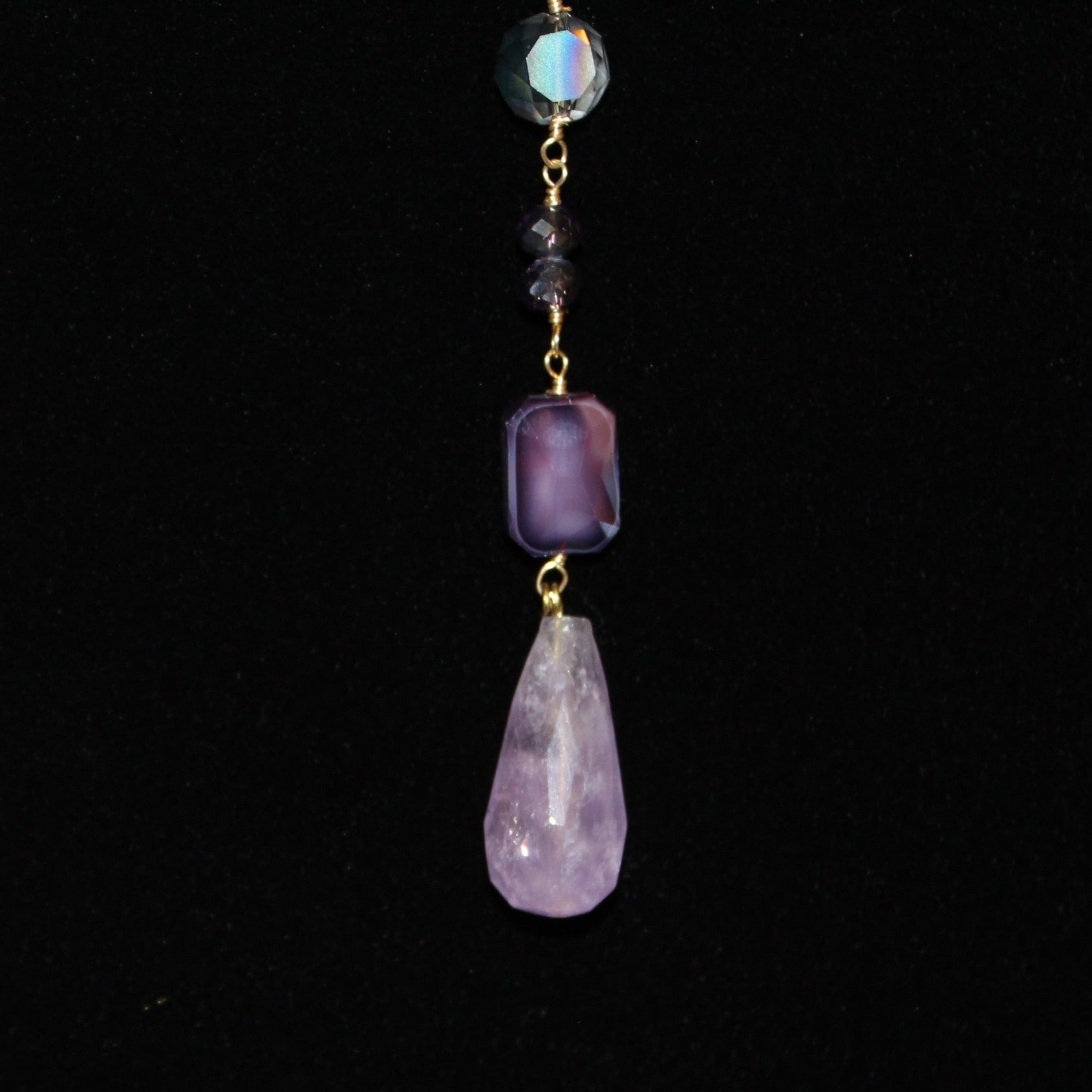Amethyst Beaded Necklace