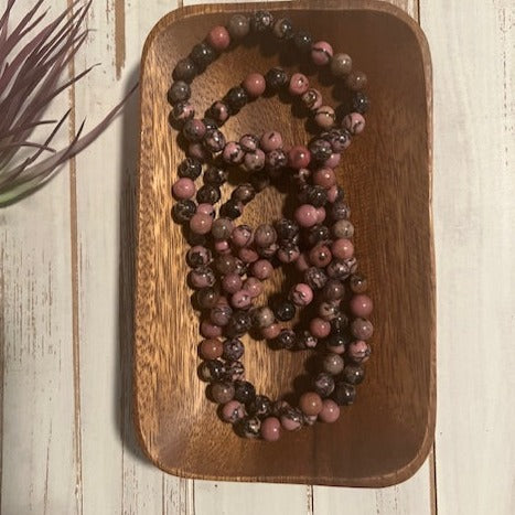 Rhodonite Beaded Bracelets