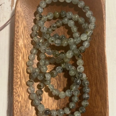 Prehnite Beaded Bracelets