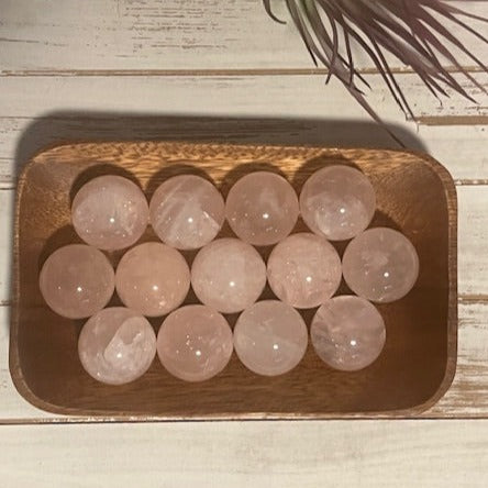 Rose Quartz Spheres