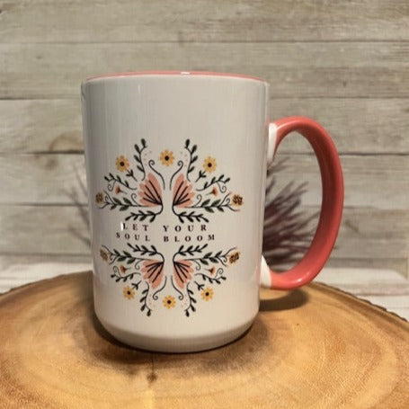 Coffee Mug 15 oz-Let Your Soul Bloom