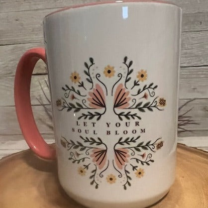 Coffee Mug 15 oz-Let Your Soul Bloom