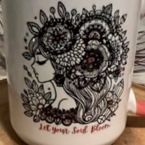 Coffee Mug 15 oz-Let Your Soul Bloom