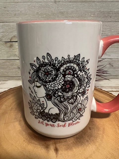 Coffee Mug 15 oz-Let Your Soul Bloom