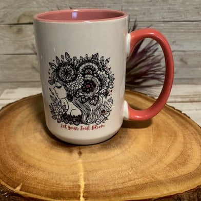 Coffee Mug 15 oz-Let Your Soul Bloom