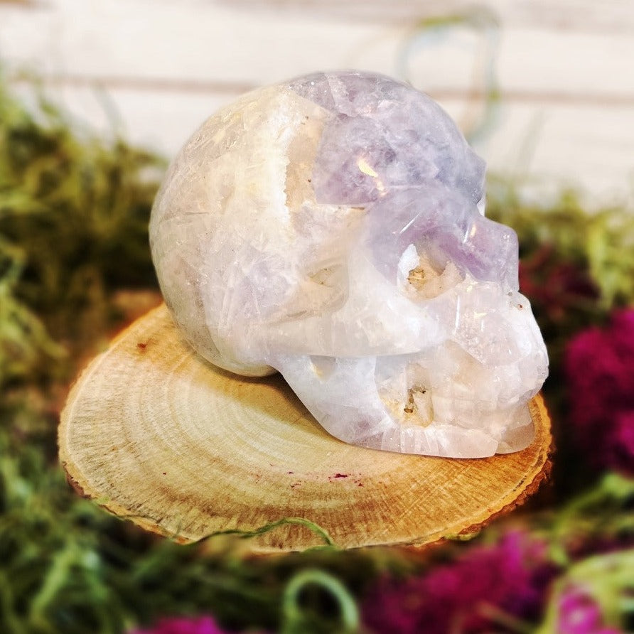 Amethyst Carved Skull