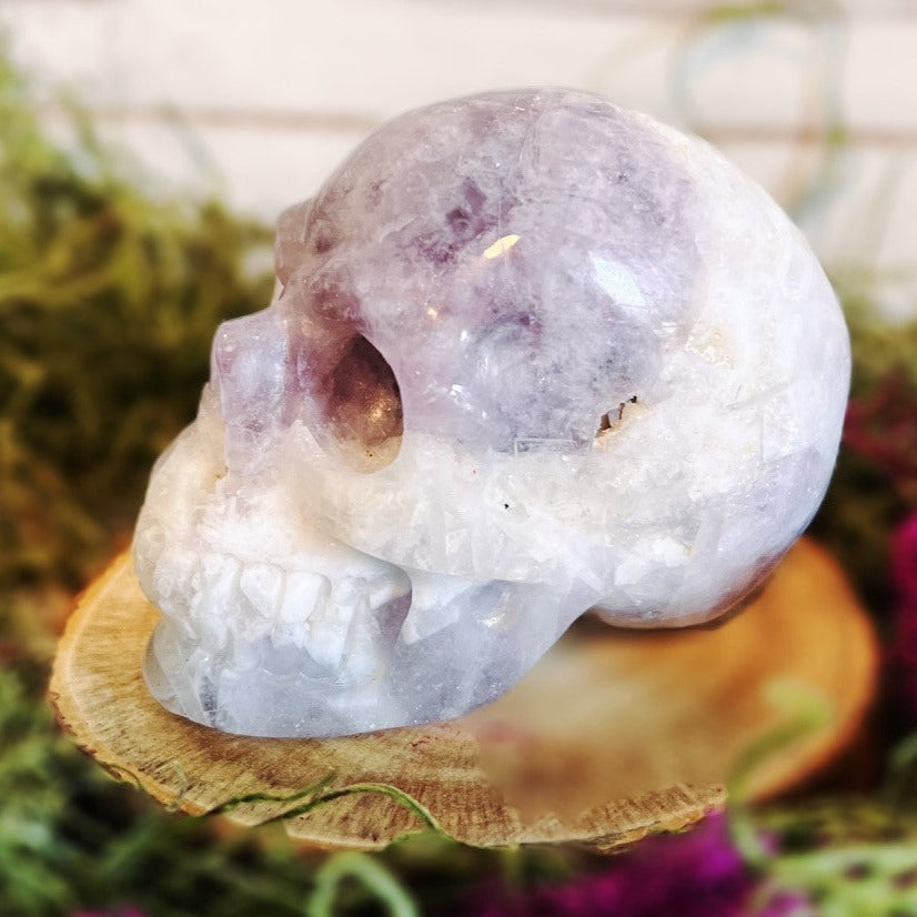 Amethyst Carved Skull