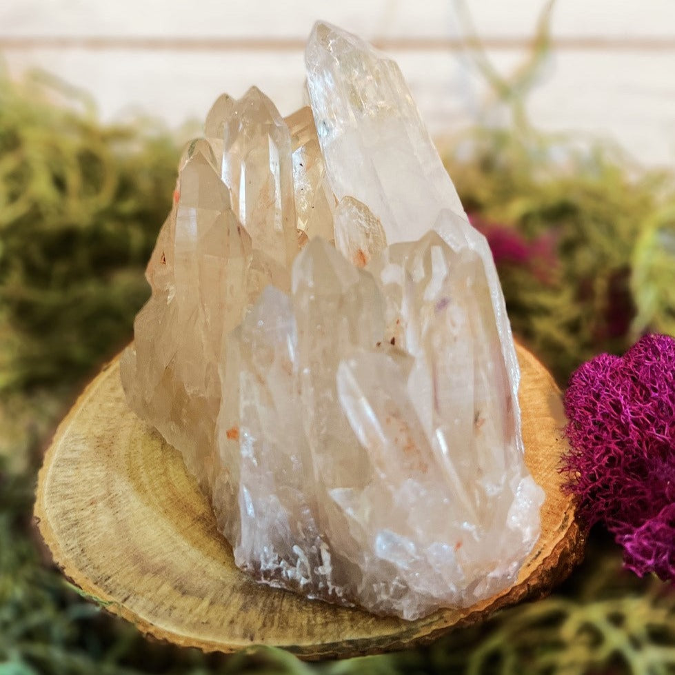 Large Clear Quartz Cluster