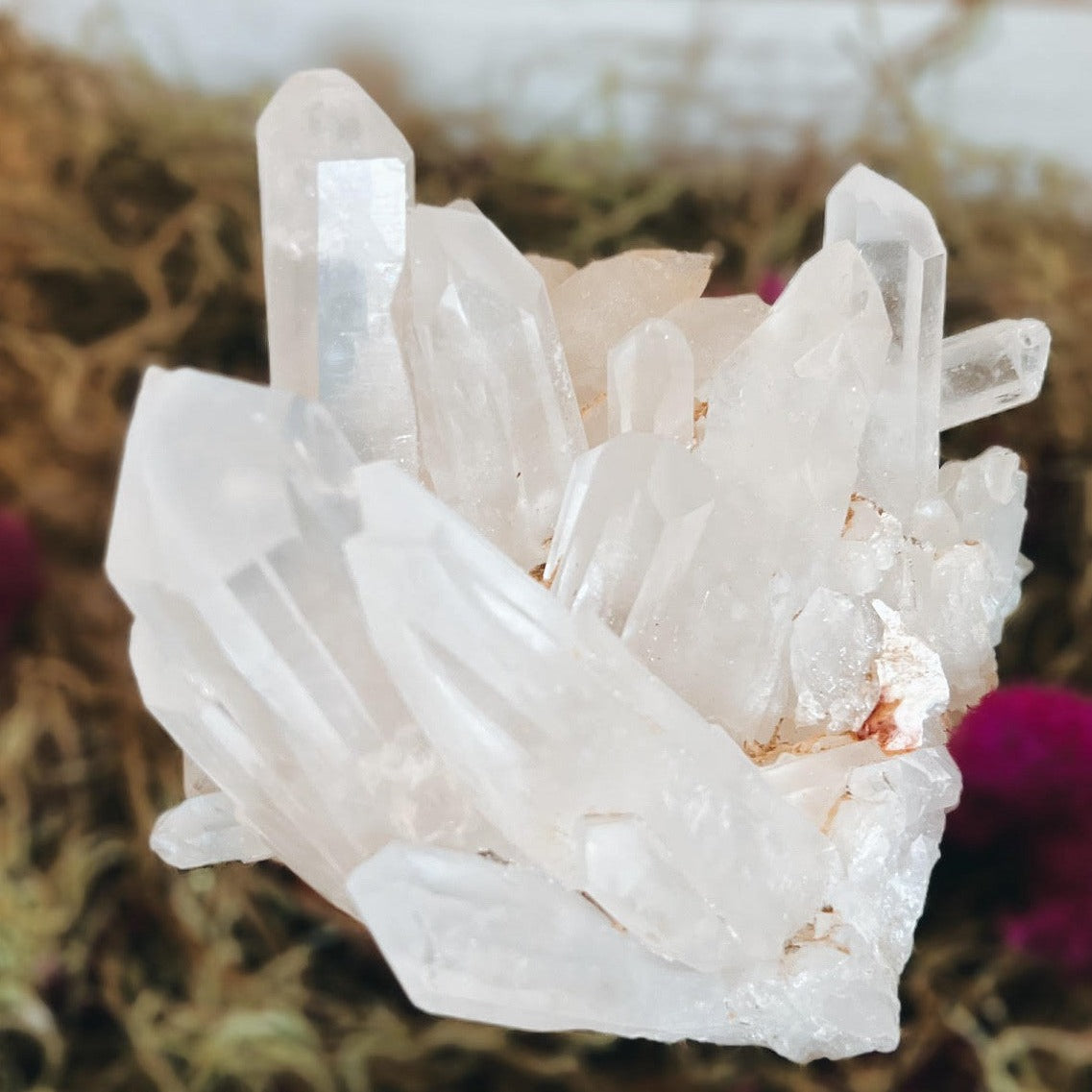 Large Clear Quartz Cluster