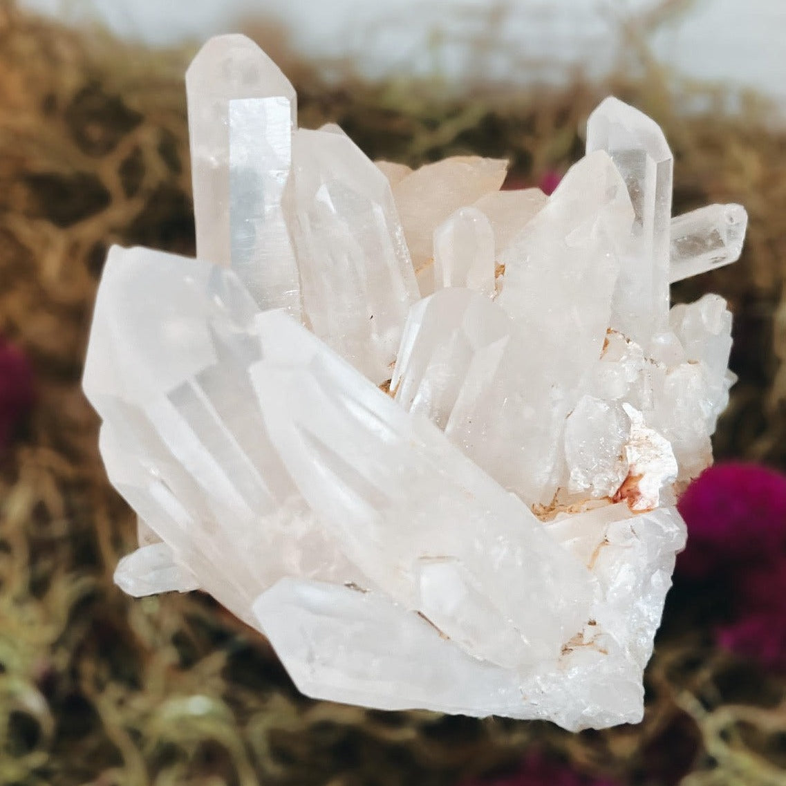 Large Clear Quartz Cluster