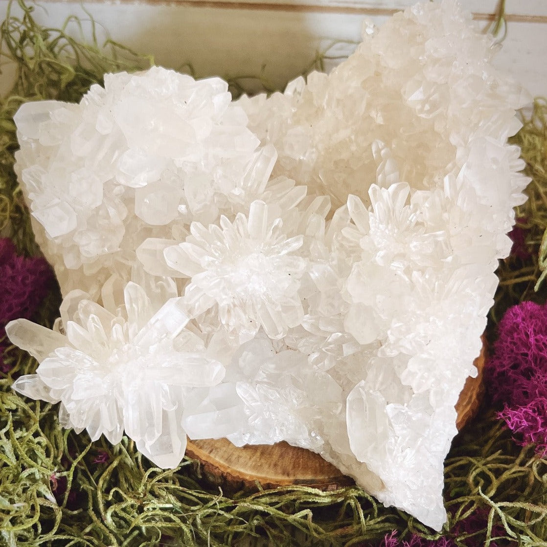 Chrysanthemum Quartz Cluster