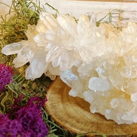 Chrysanthemum Quartz Cluster