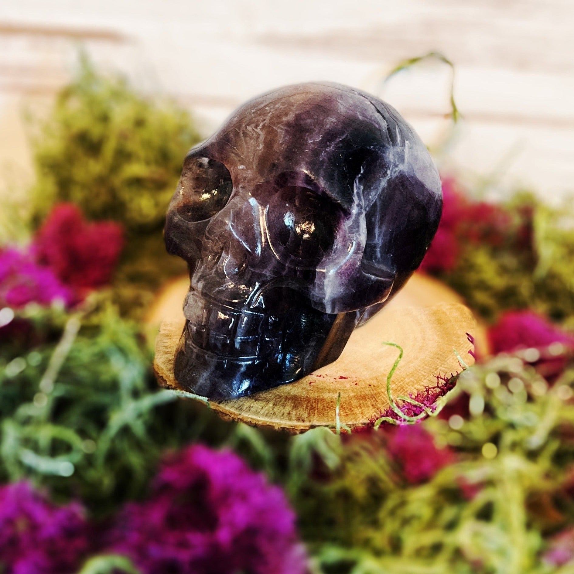 Fluorite Carved Skull