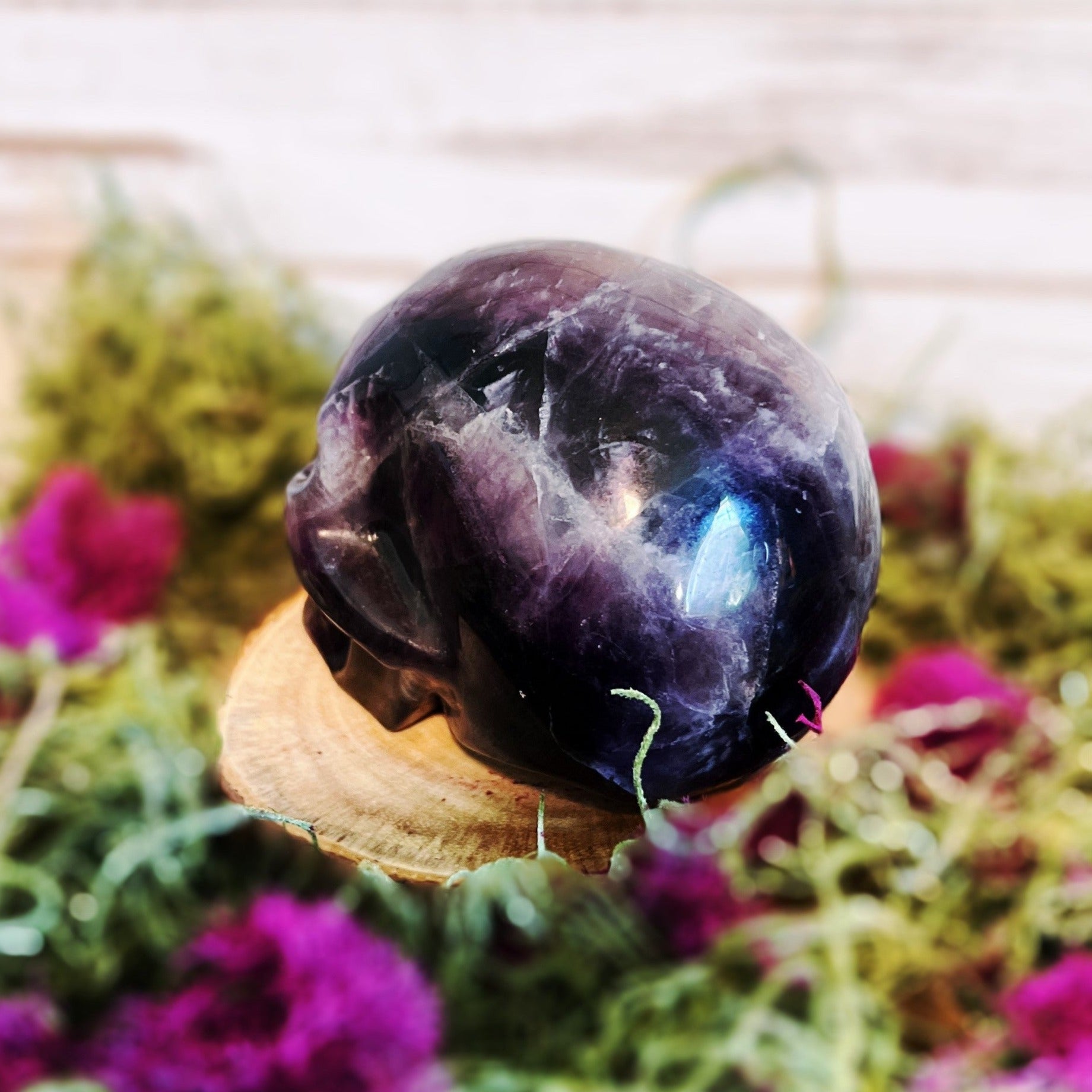 Fluorite Carved Skull