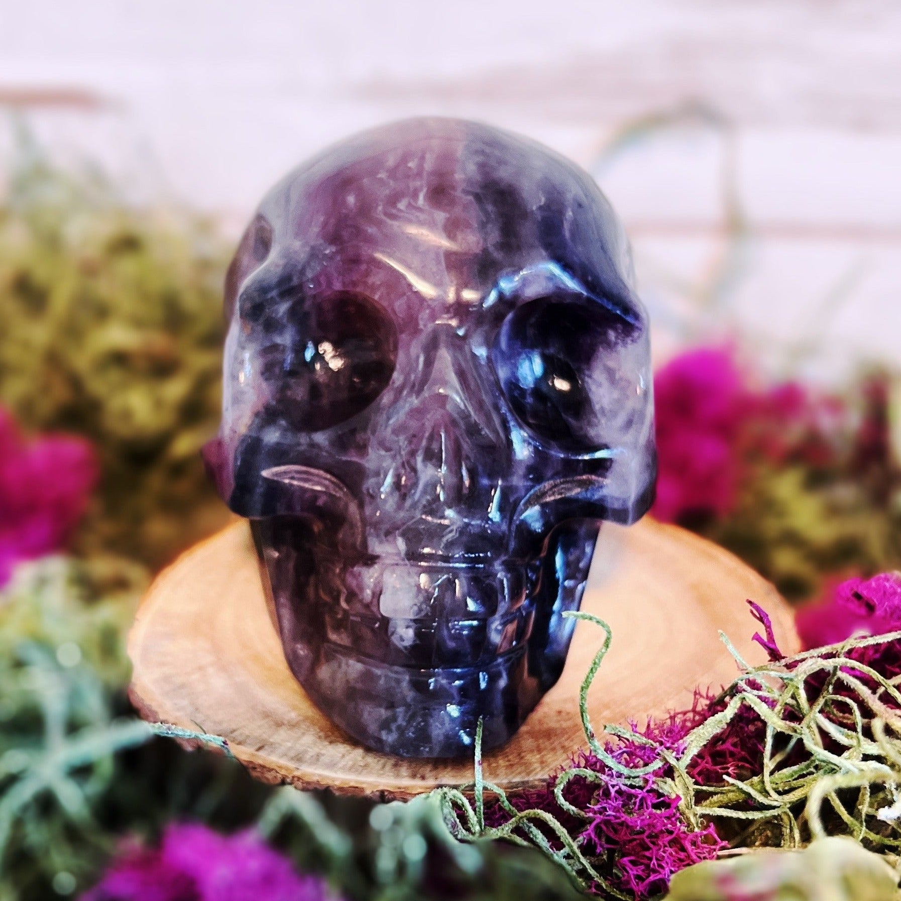 Fluorite Carved Skull