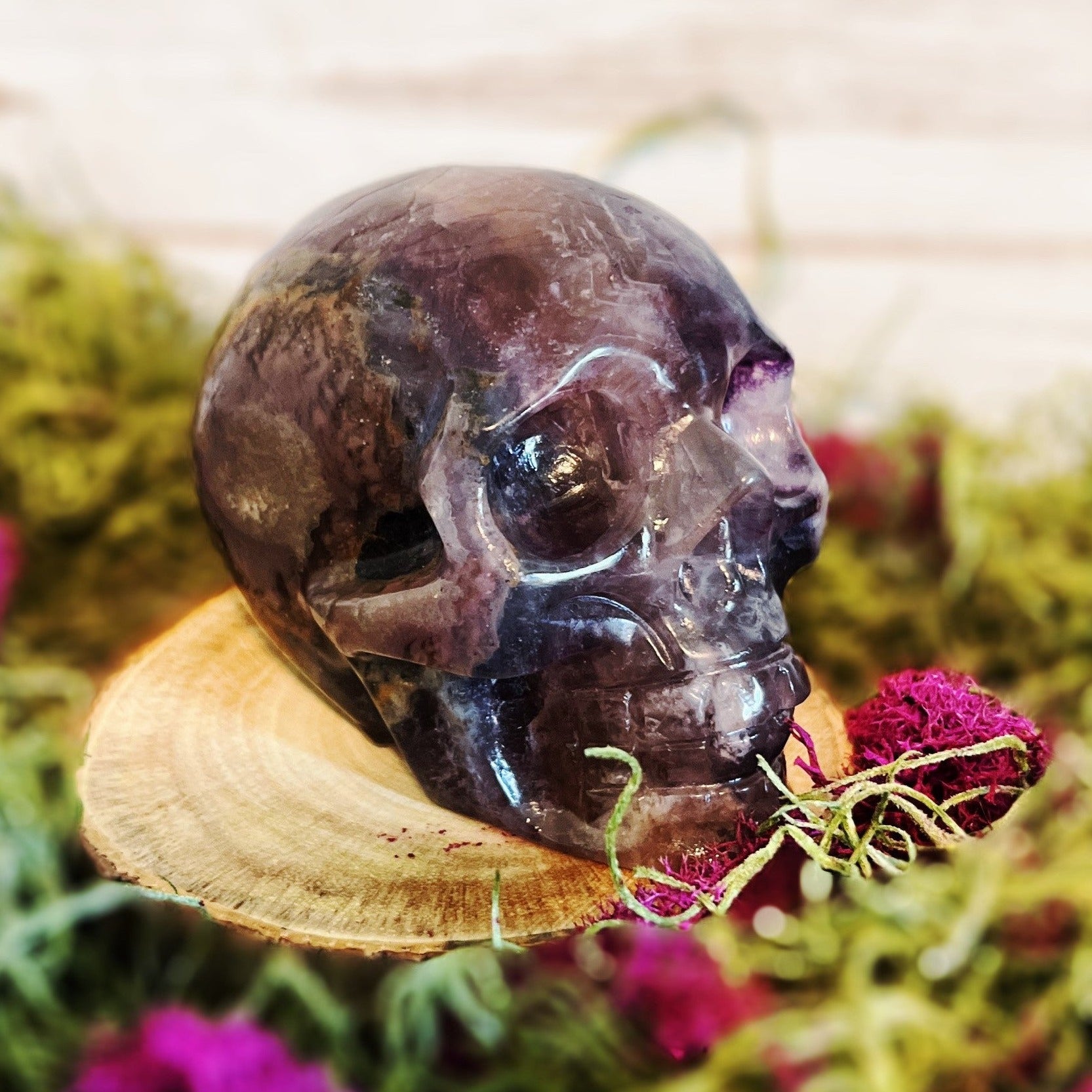 Fluorite Carved Skull