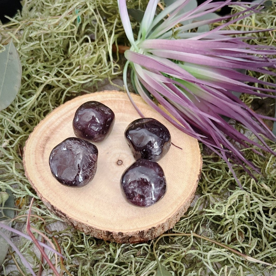 Large Garnet Tumbled Stone