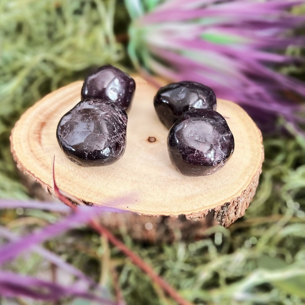 Large Garnet Tumbled Stone