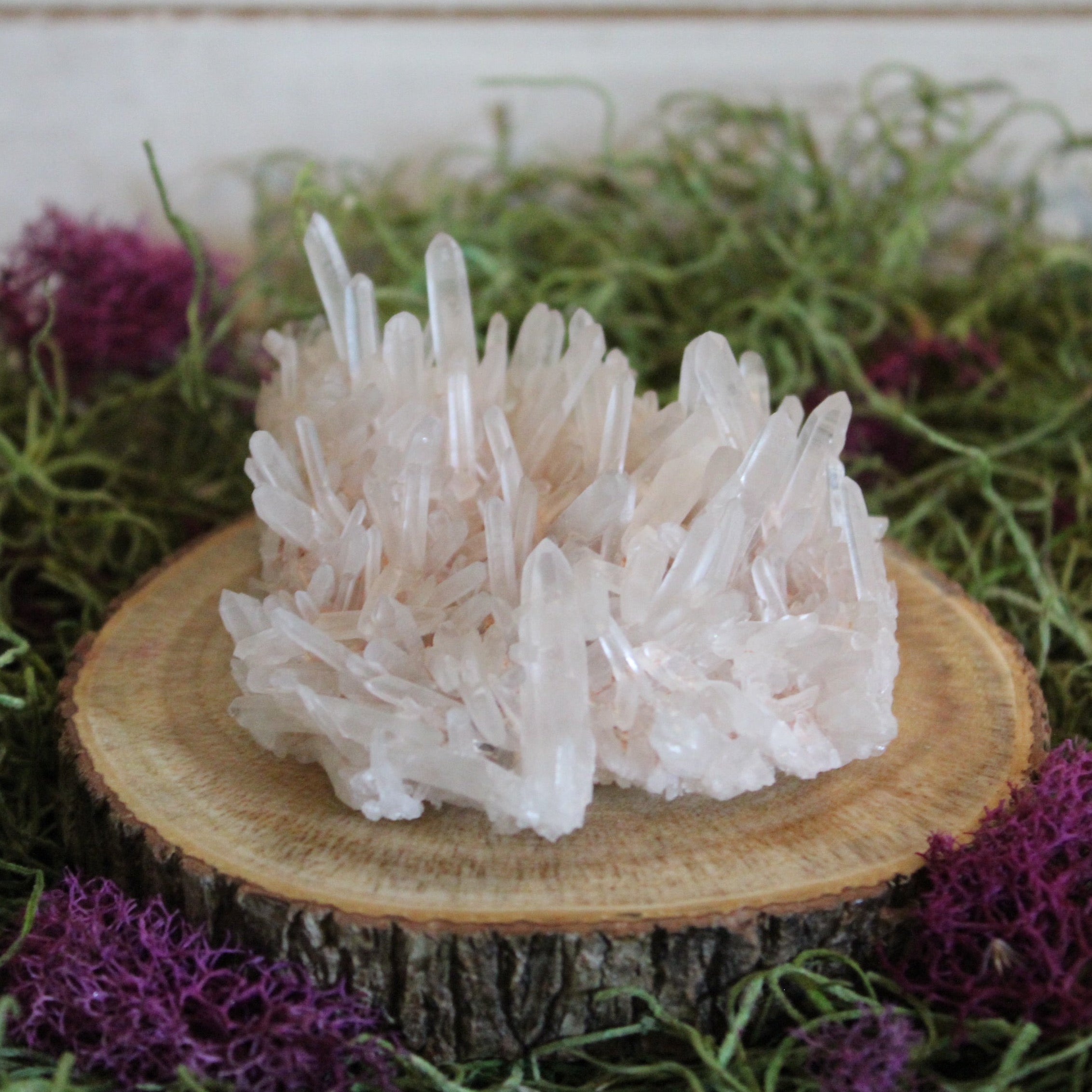 Needle Point Quartz Cluster