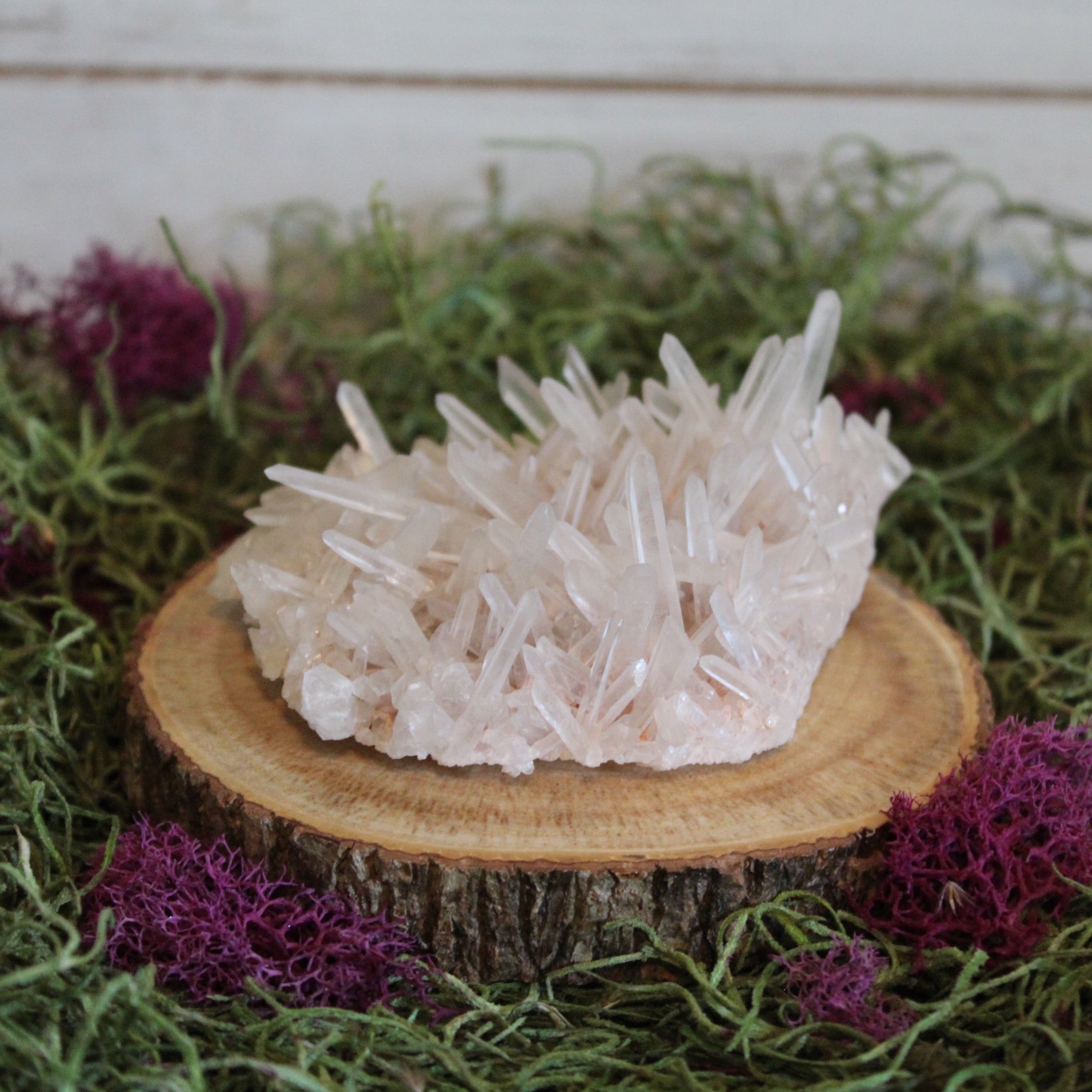 Needle Point Quartz Cluster