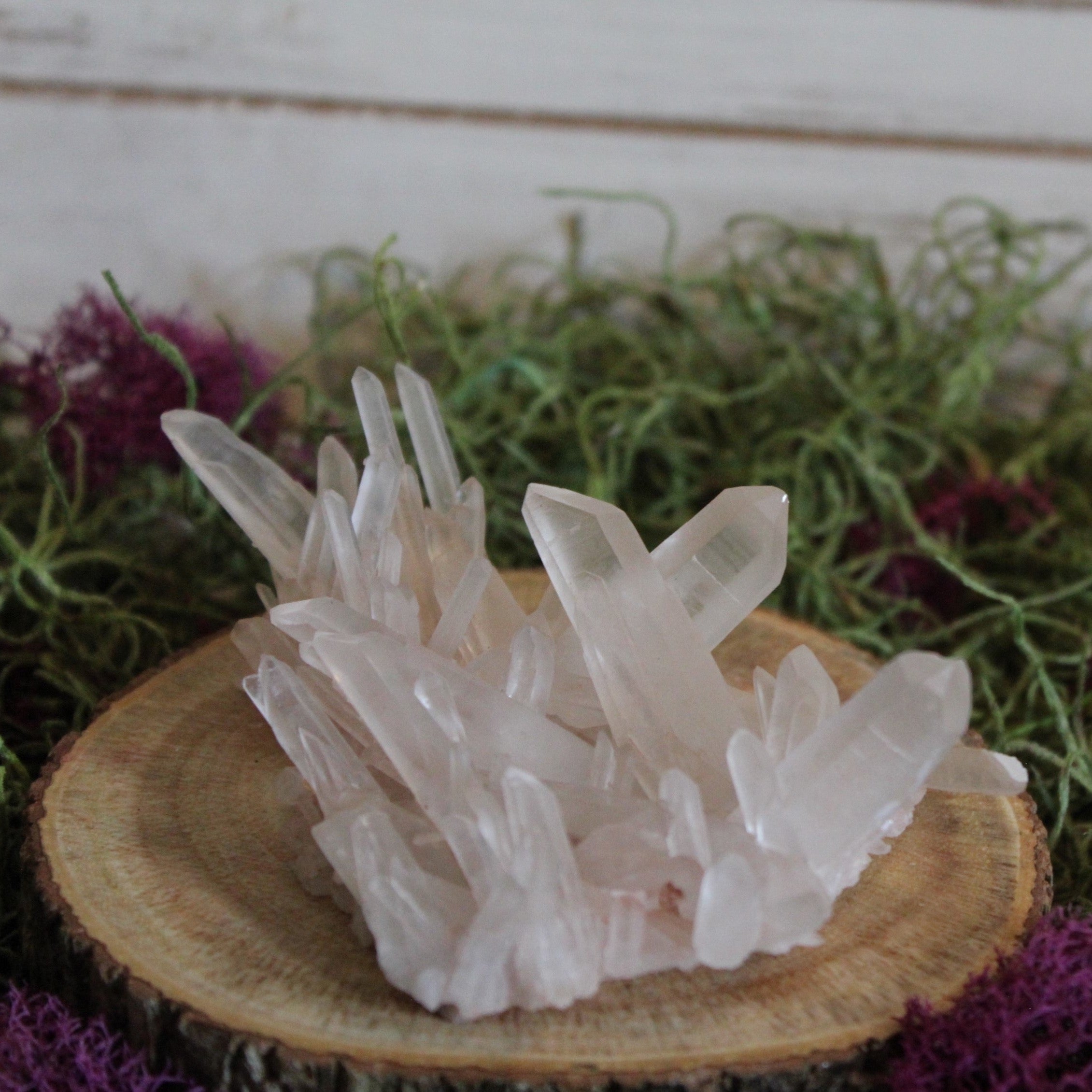 Needle Point Quartz Cluster