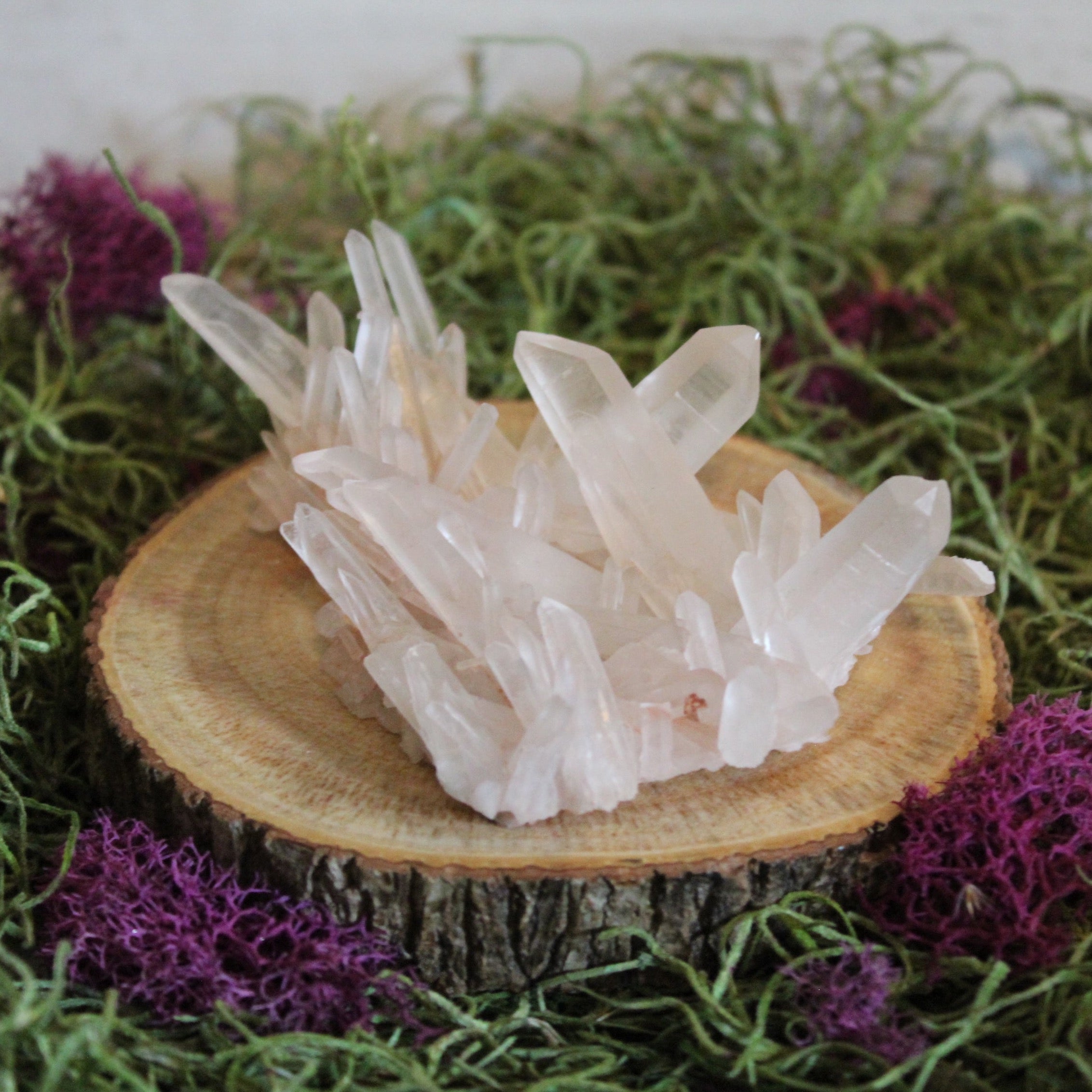 Needle Point Quartz Cluster