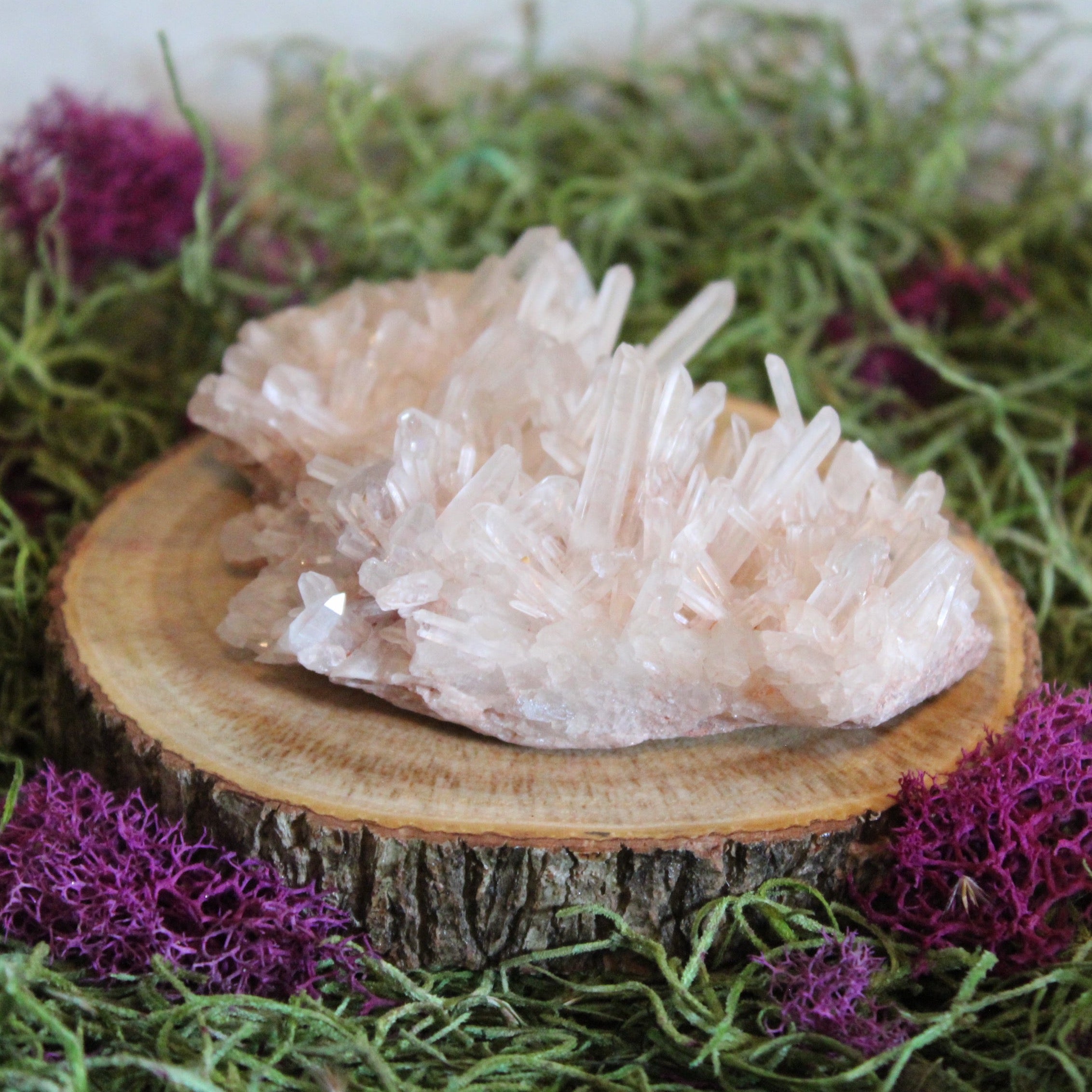 Needle Point Quartz Cluster