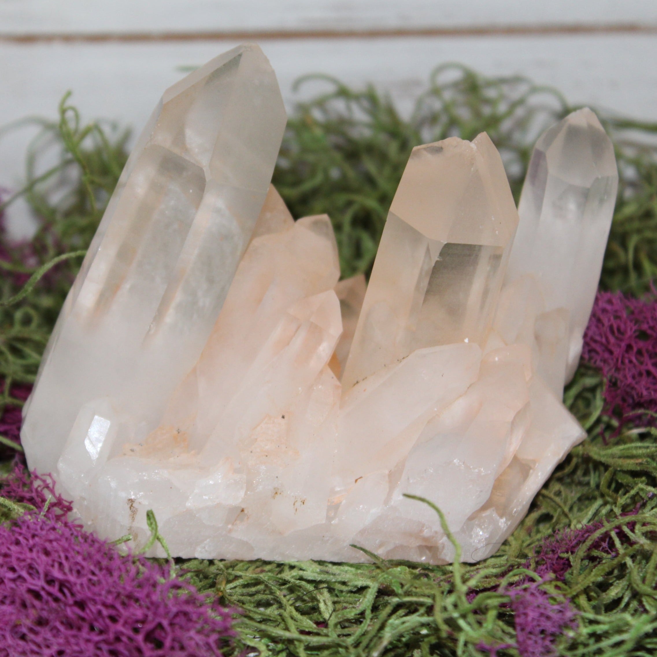 Large Clear Quartz Cluster