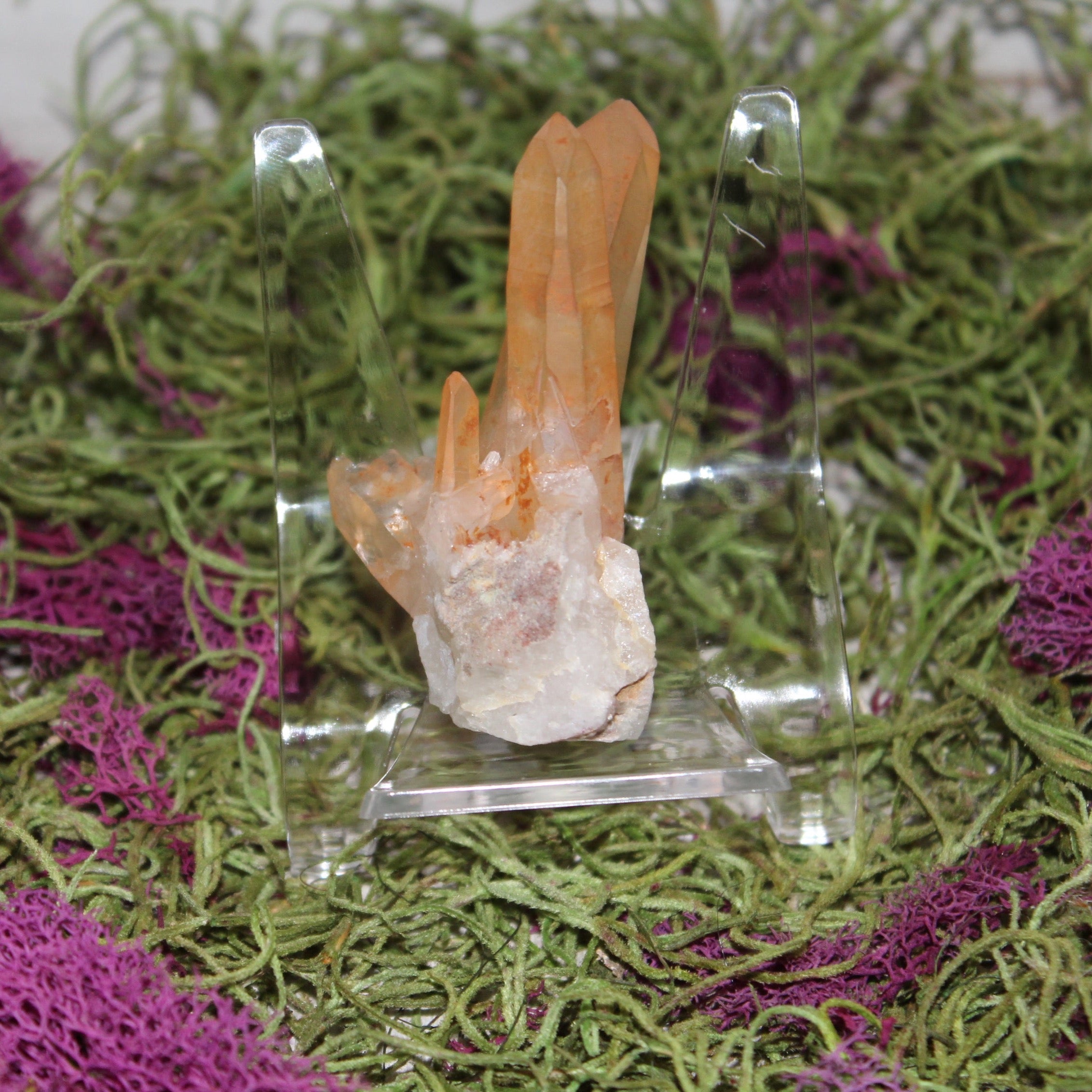 Tangerine Quartz Cluster