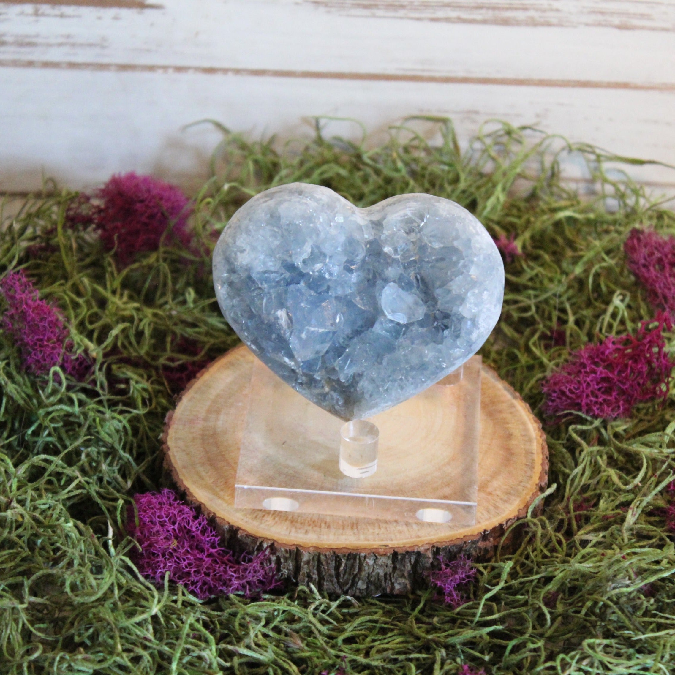 Celestite Heart