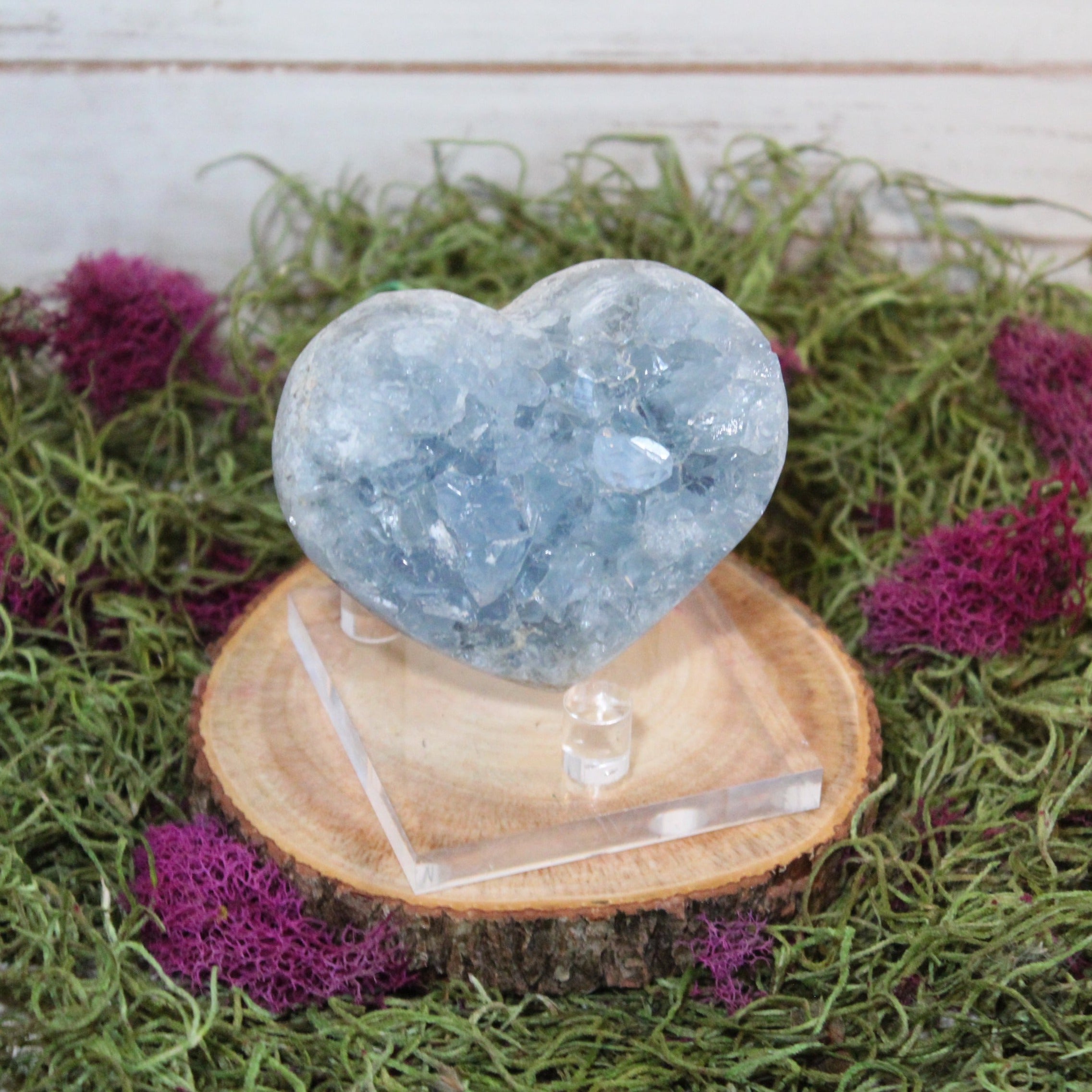 Celestite Heart