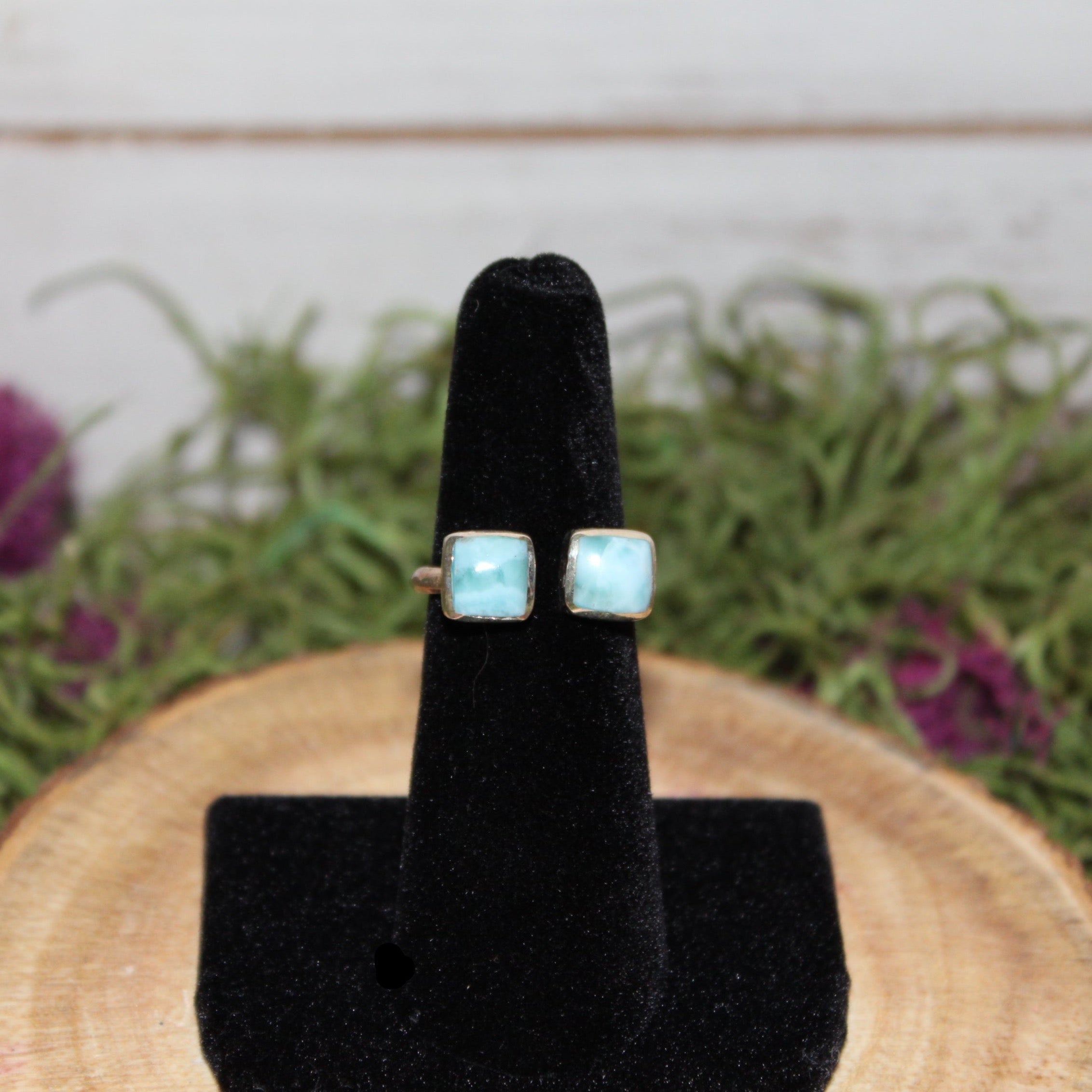 Twin Larimar Ring