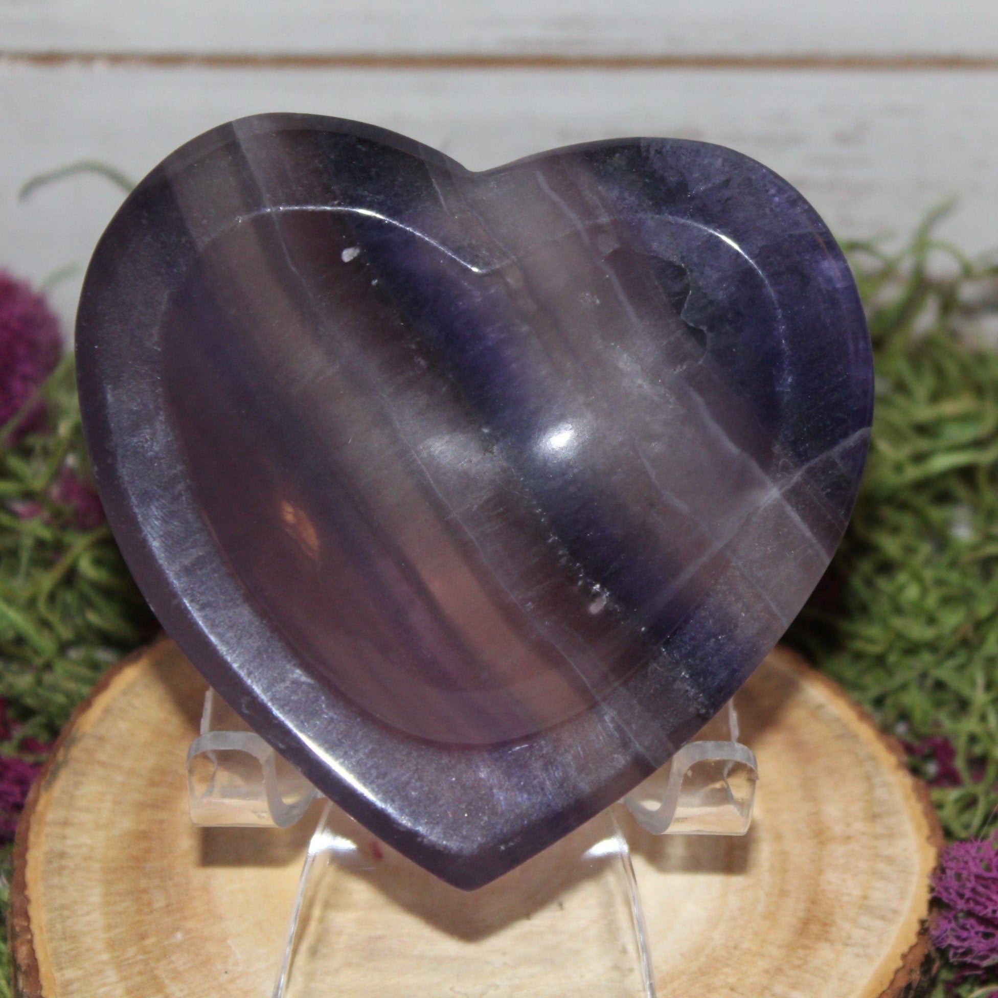 Fluorite Heart Shaped Bowl