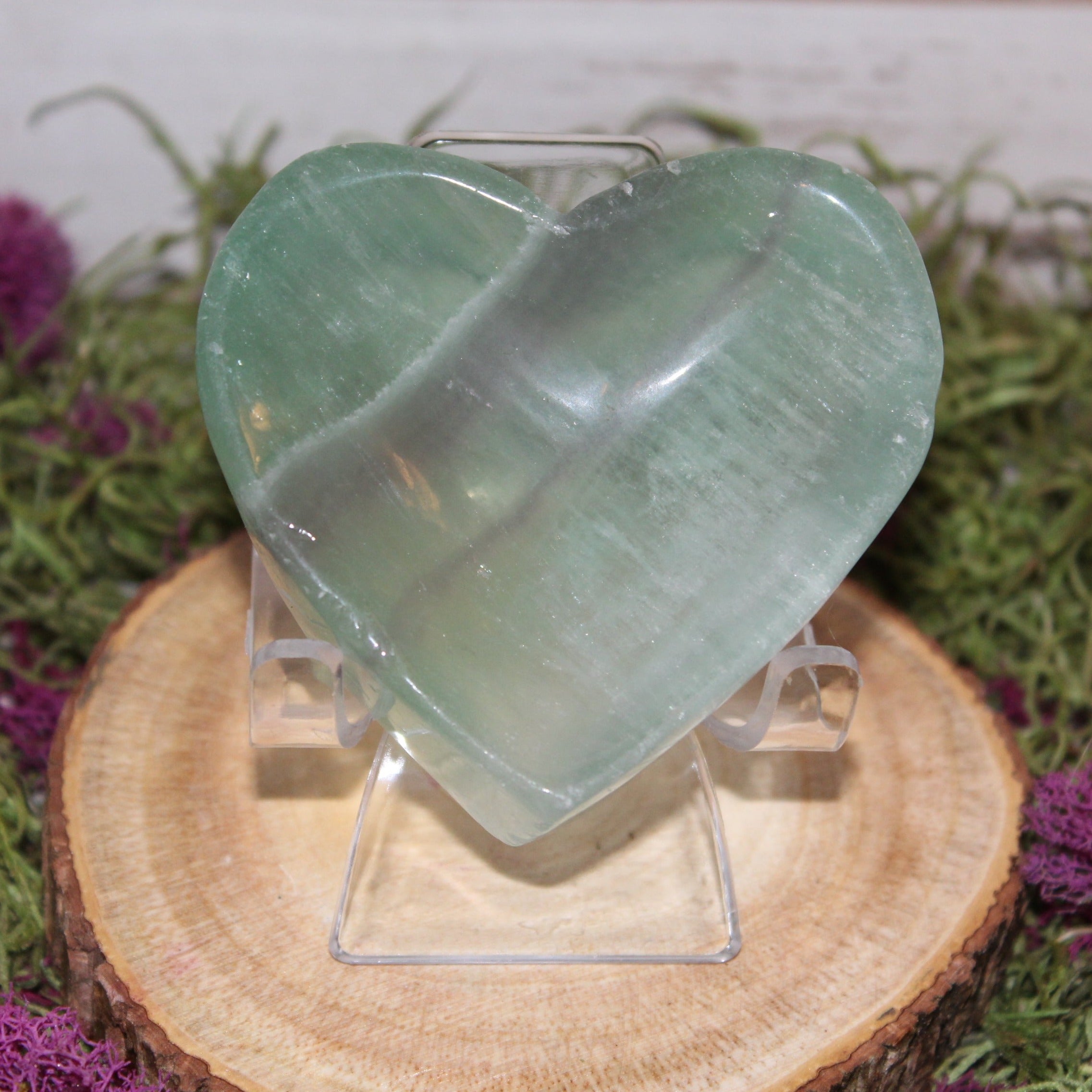 Fluorite Heart Shaped Bowl