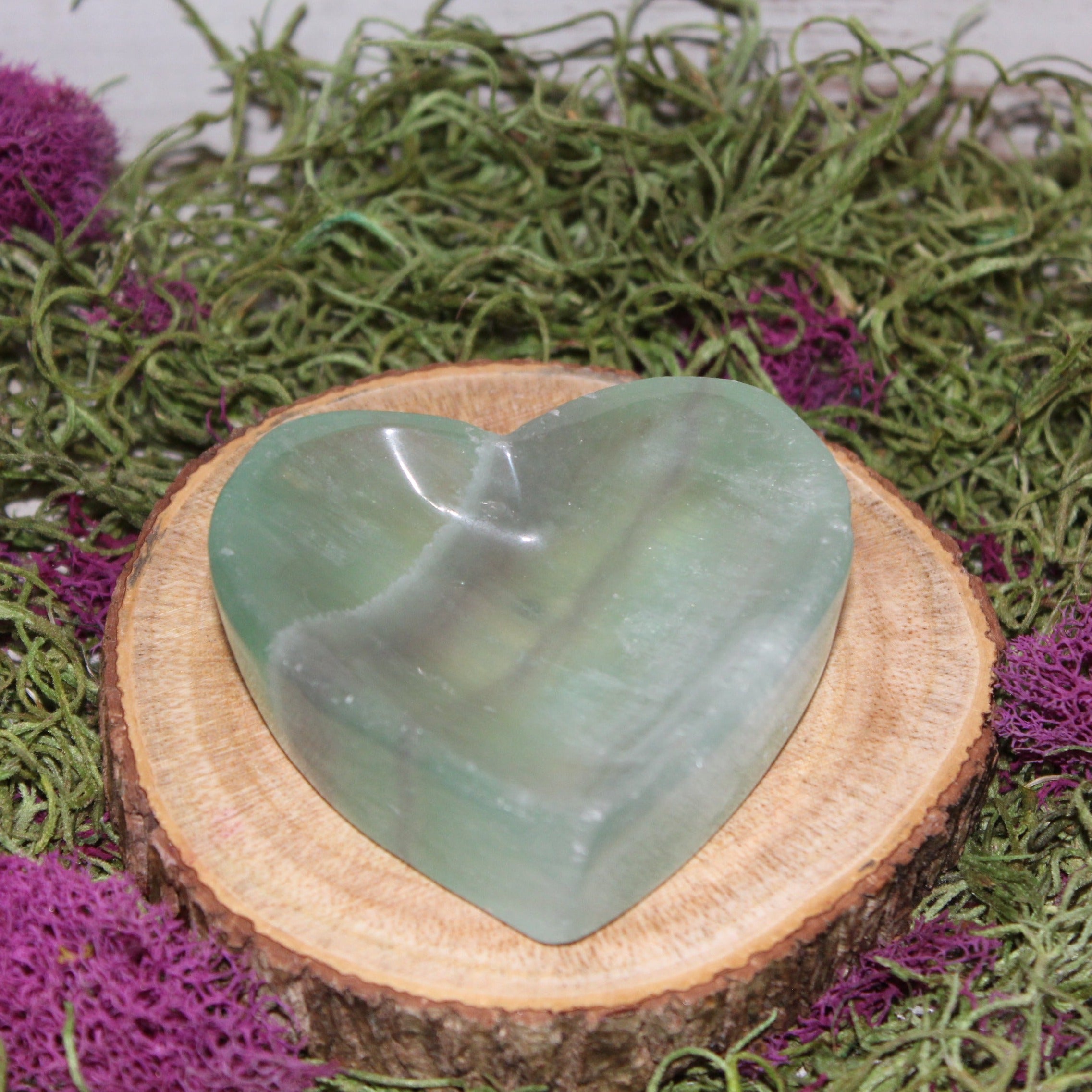 Fluorite Heart Shaped Bowl