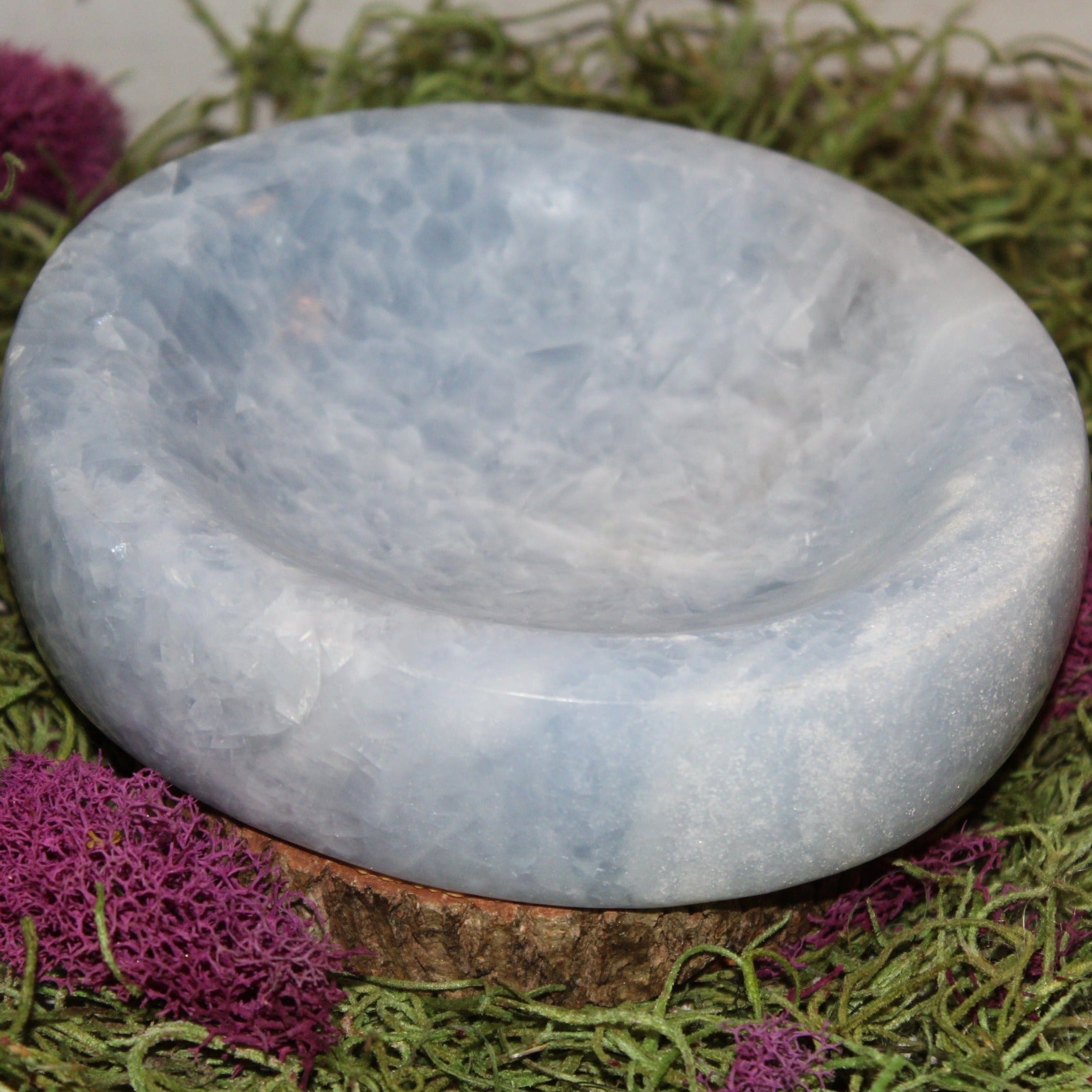 Blue Calcite Bowl