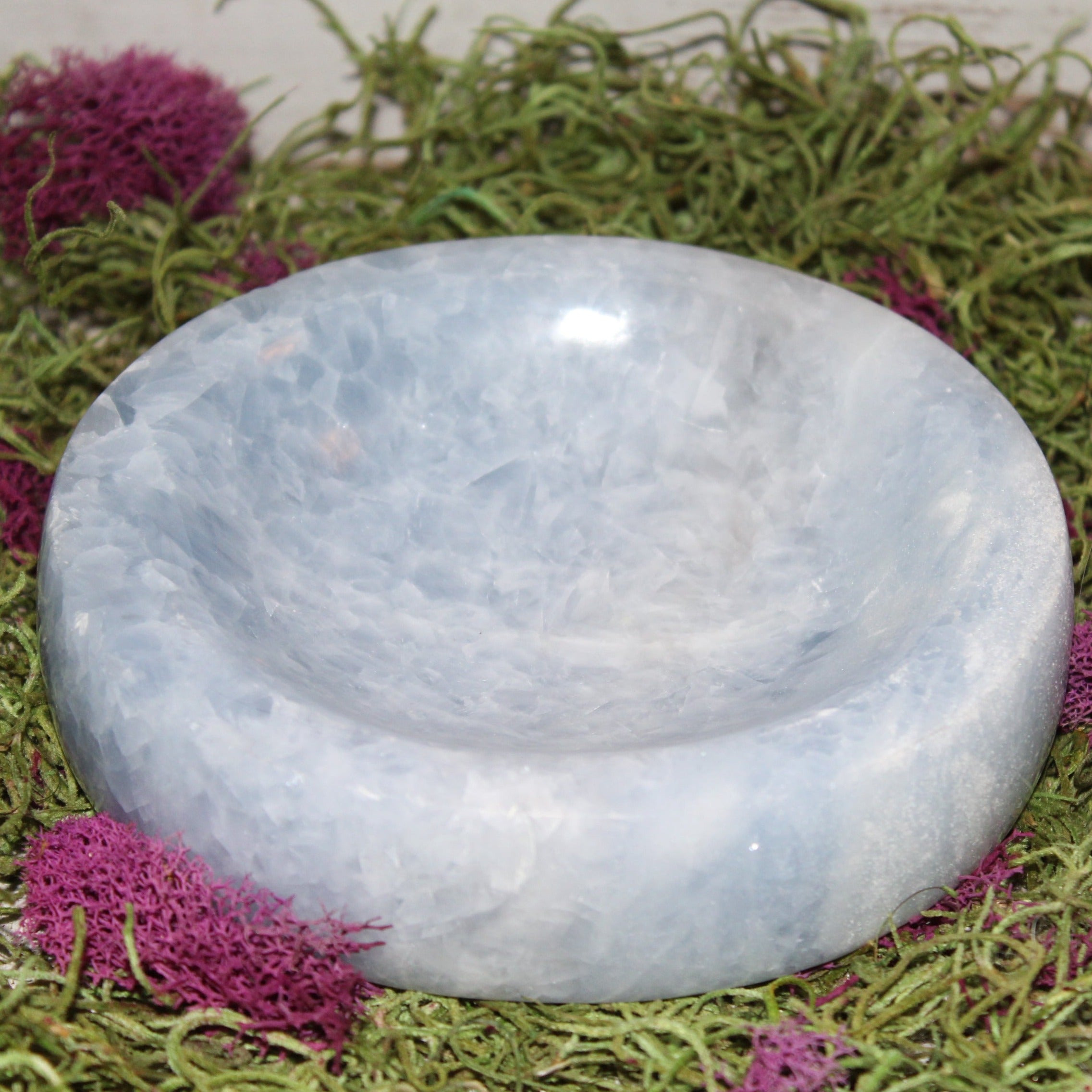 Blue Calcite Bowl