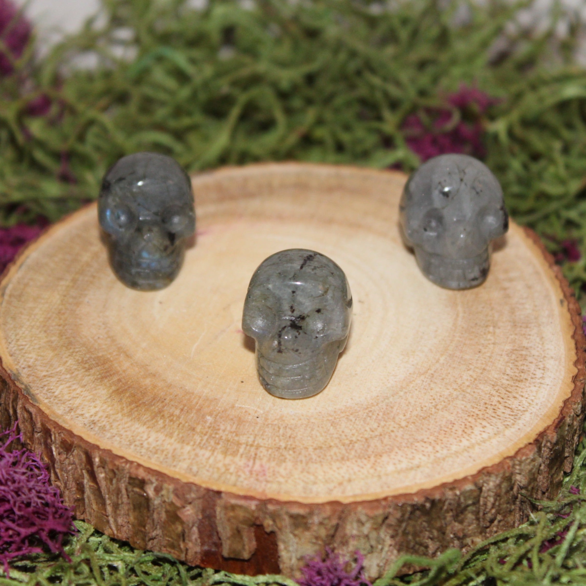 Labradorite Mini Skulls