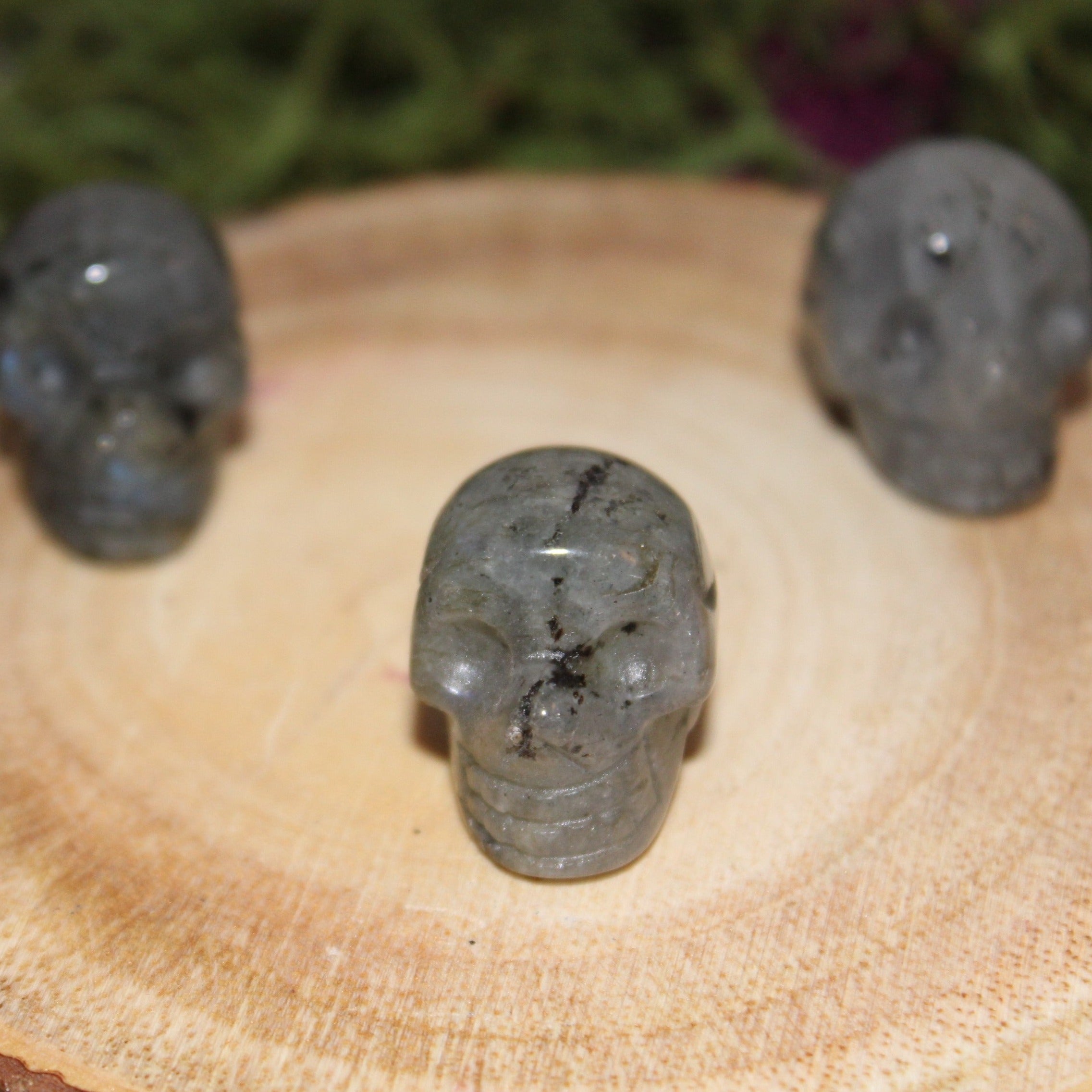 Labradorite Mini Skulls