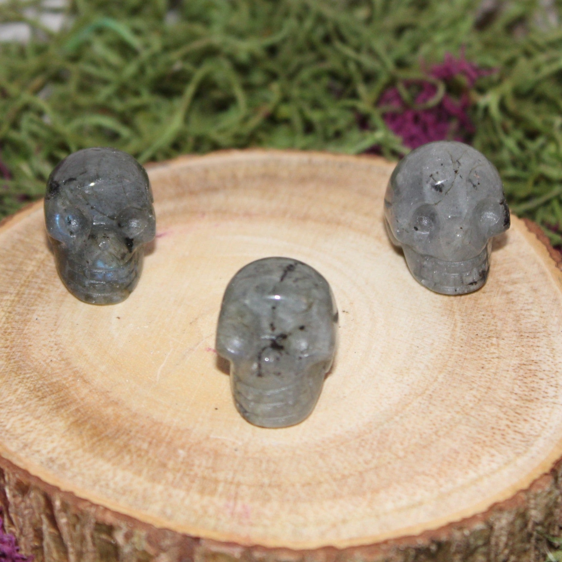 Labradorite Mini Skulls