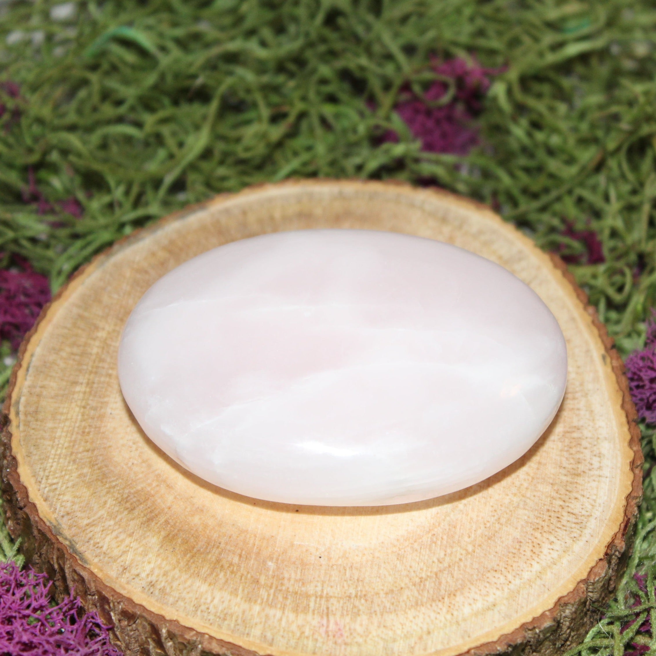 Pink Calcite/Mangano Calcite Palm Stones