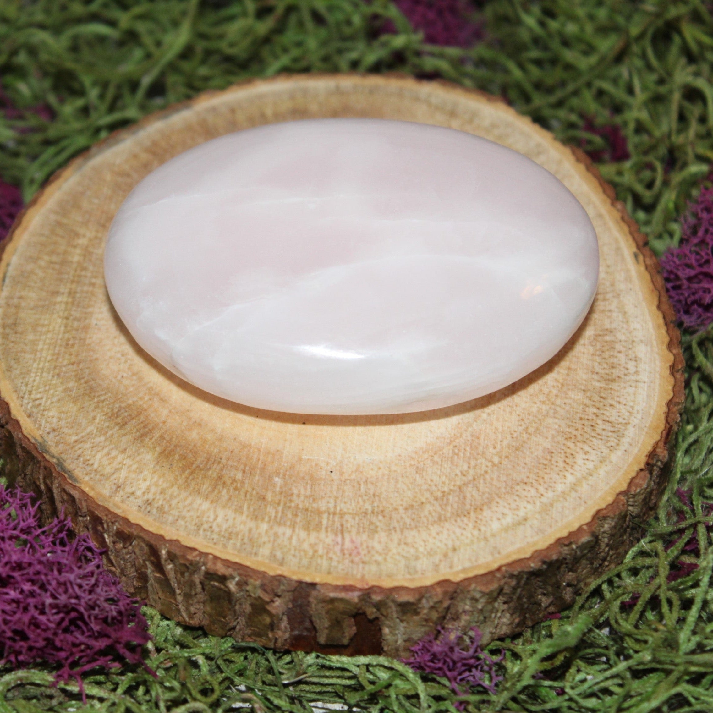 Pink Calcite/Mangano Calcite Palm Stones