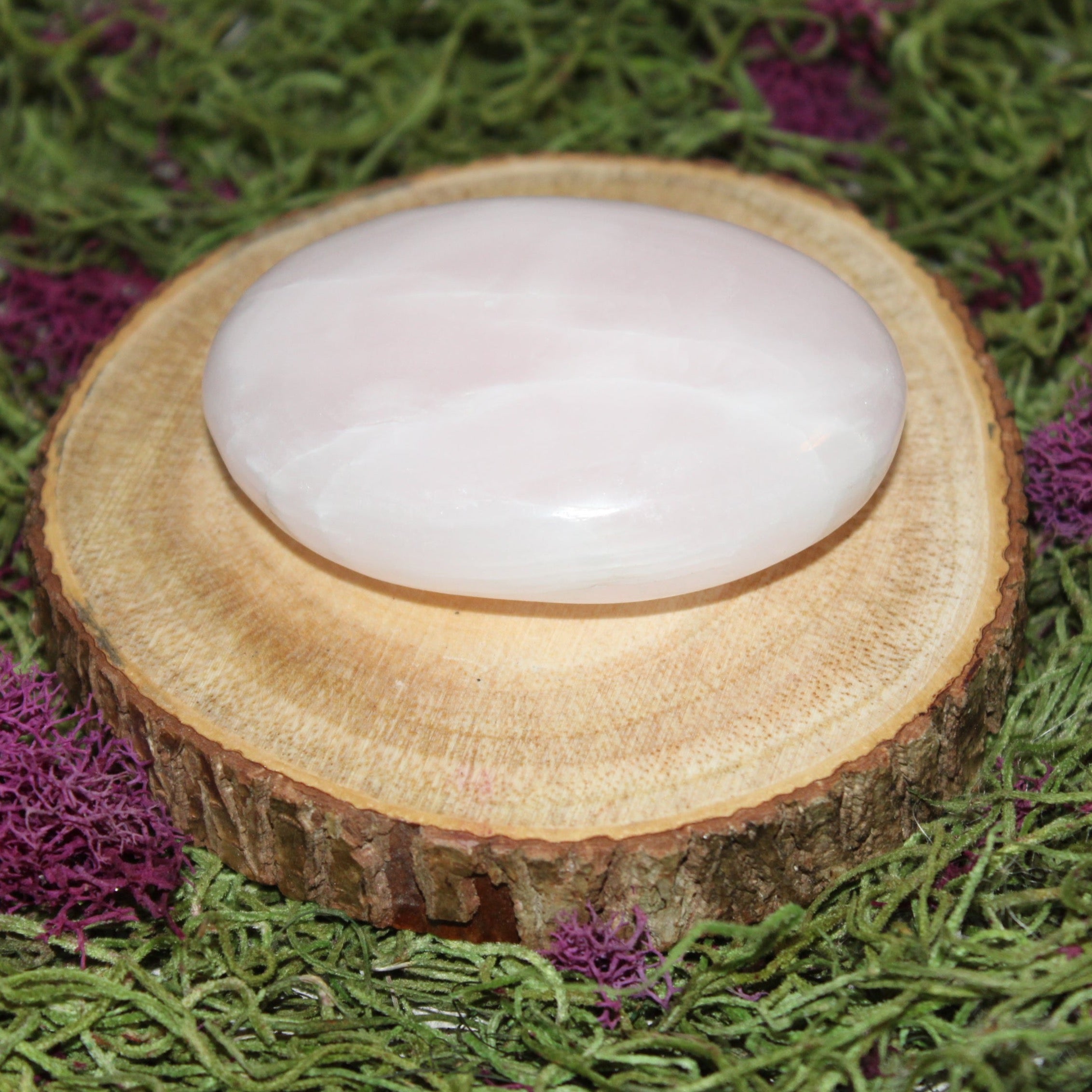 Pink Calcite/Mangano Calcite Palm Stones