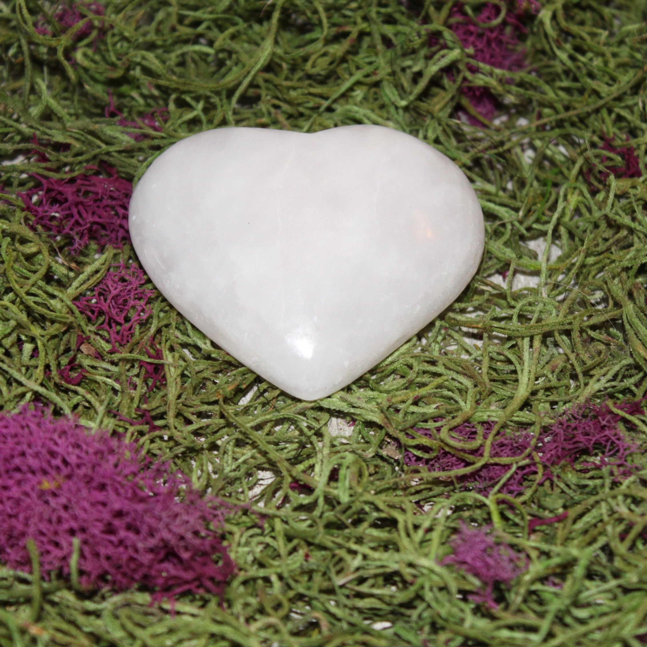 Pink Calcite/Mangano Calcite Heart XL