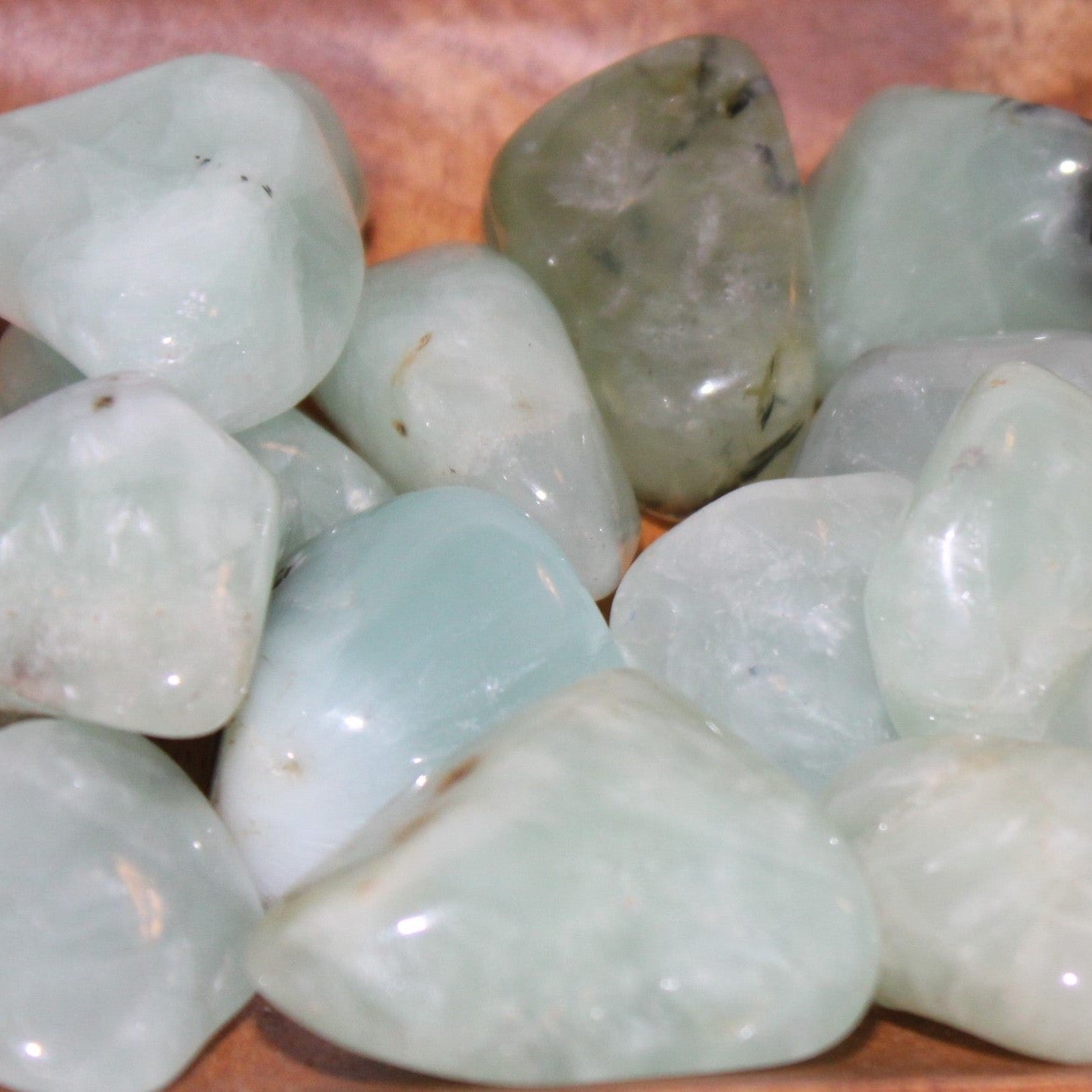 Prehnite Tumbled Stones