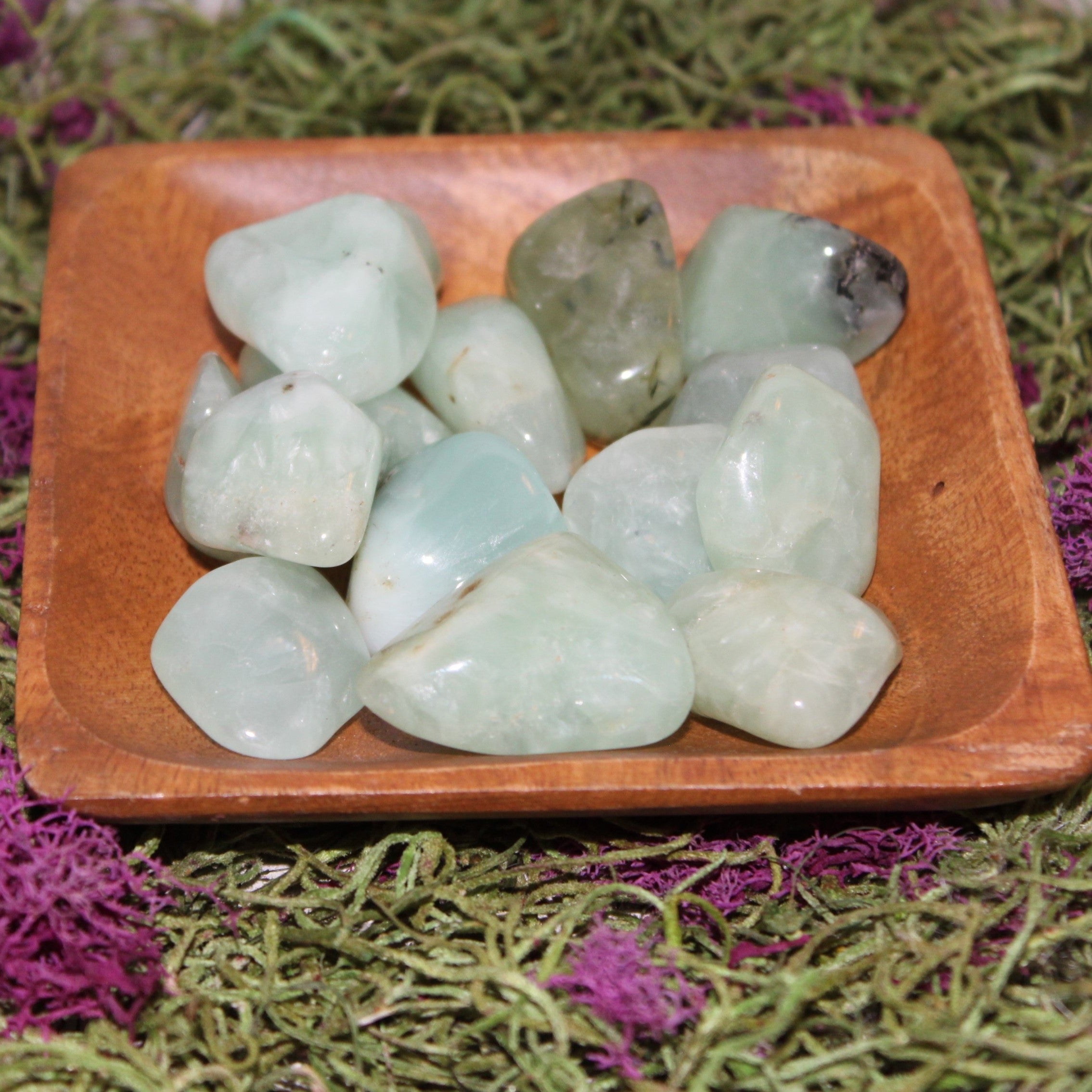 Prehnite Tumbled Stones