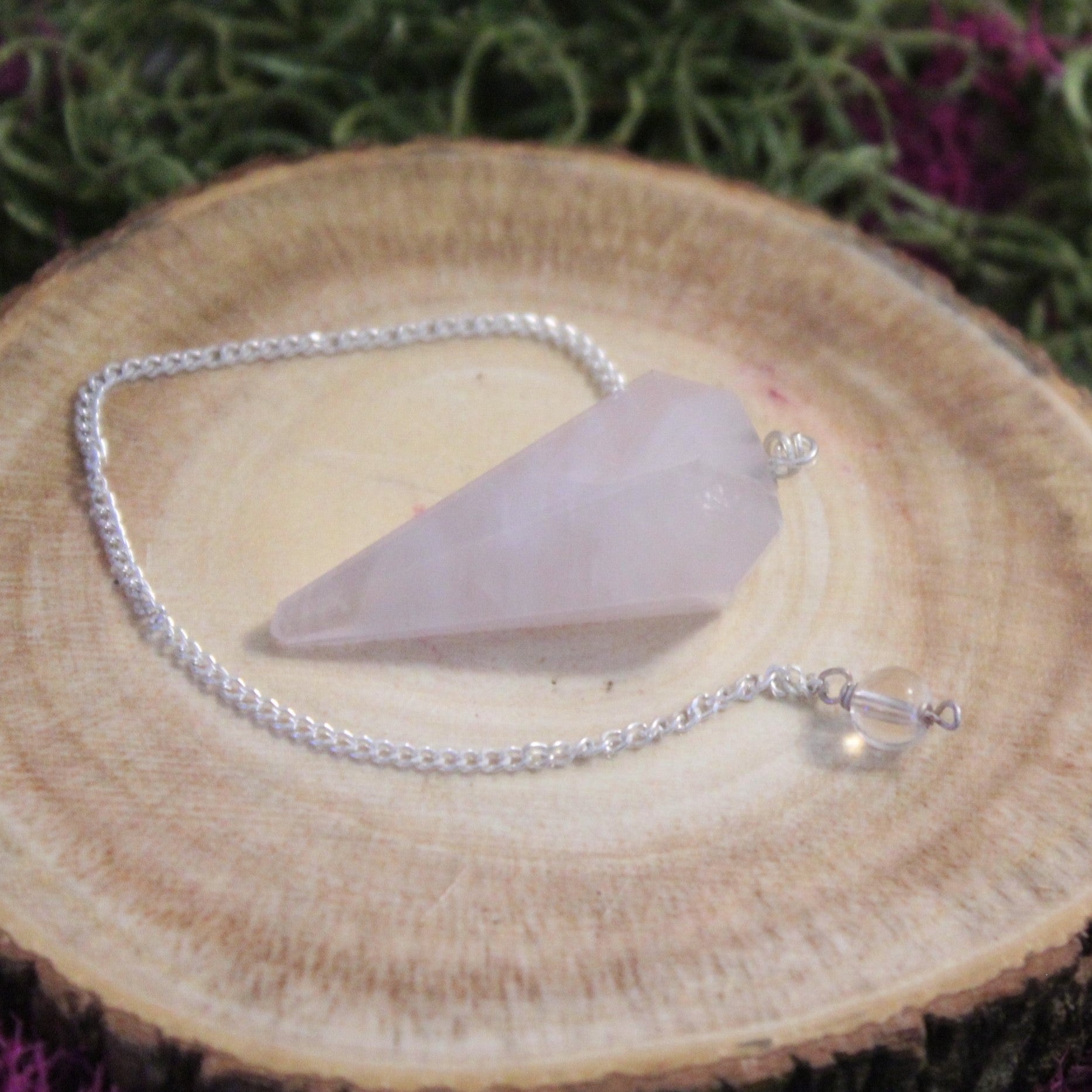 Rose Quartz Pendulums