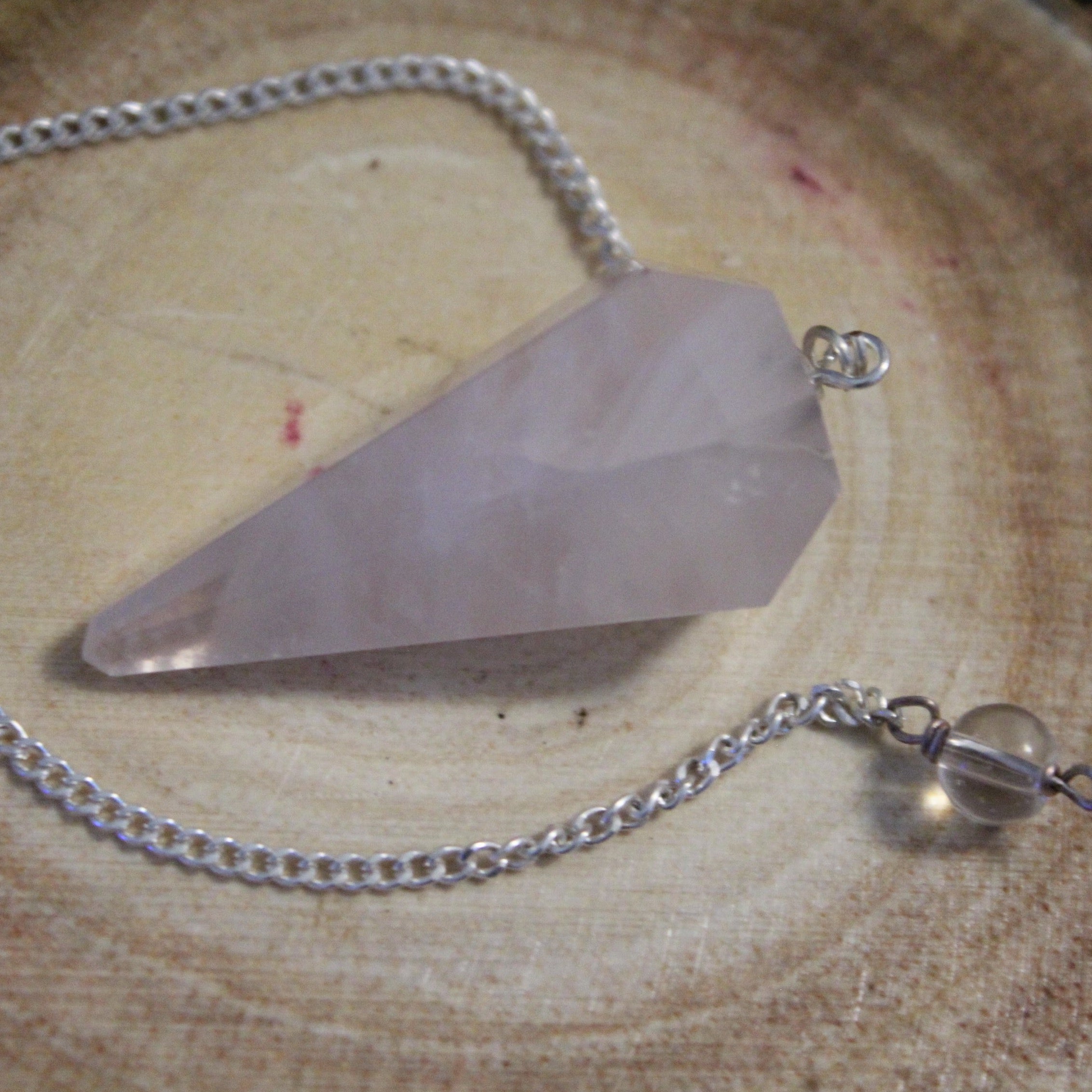 Rose Quartz Pendulums